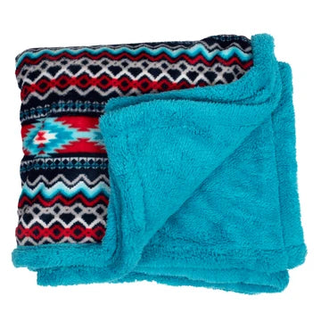 Roper Red Aztec Throw