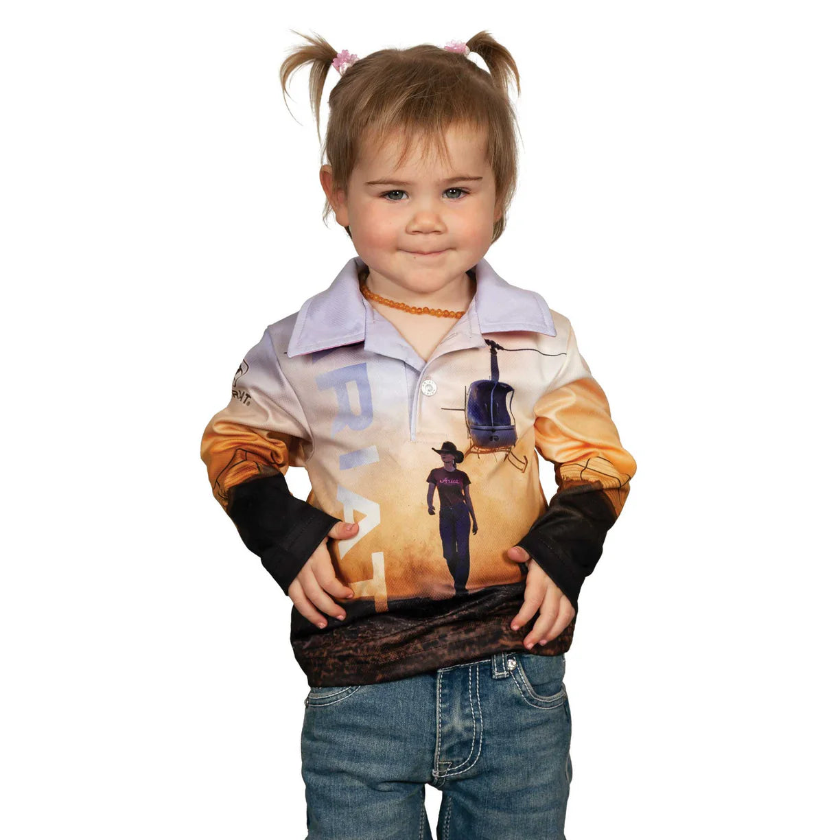 Ariat Kids Fishing Shirt - Outback Cowgirl