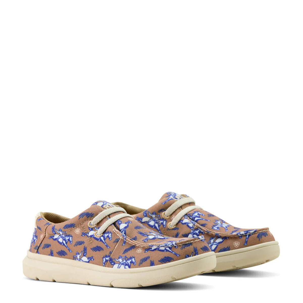 Hilo Shoe - Kids - Natural Buckin Bronc Print