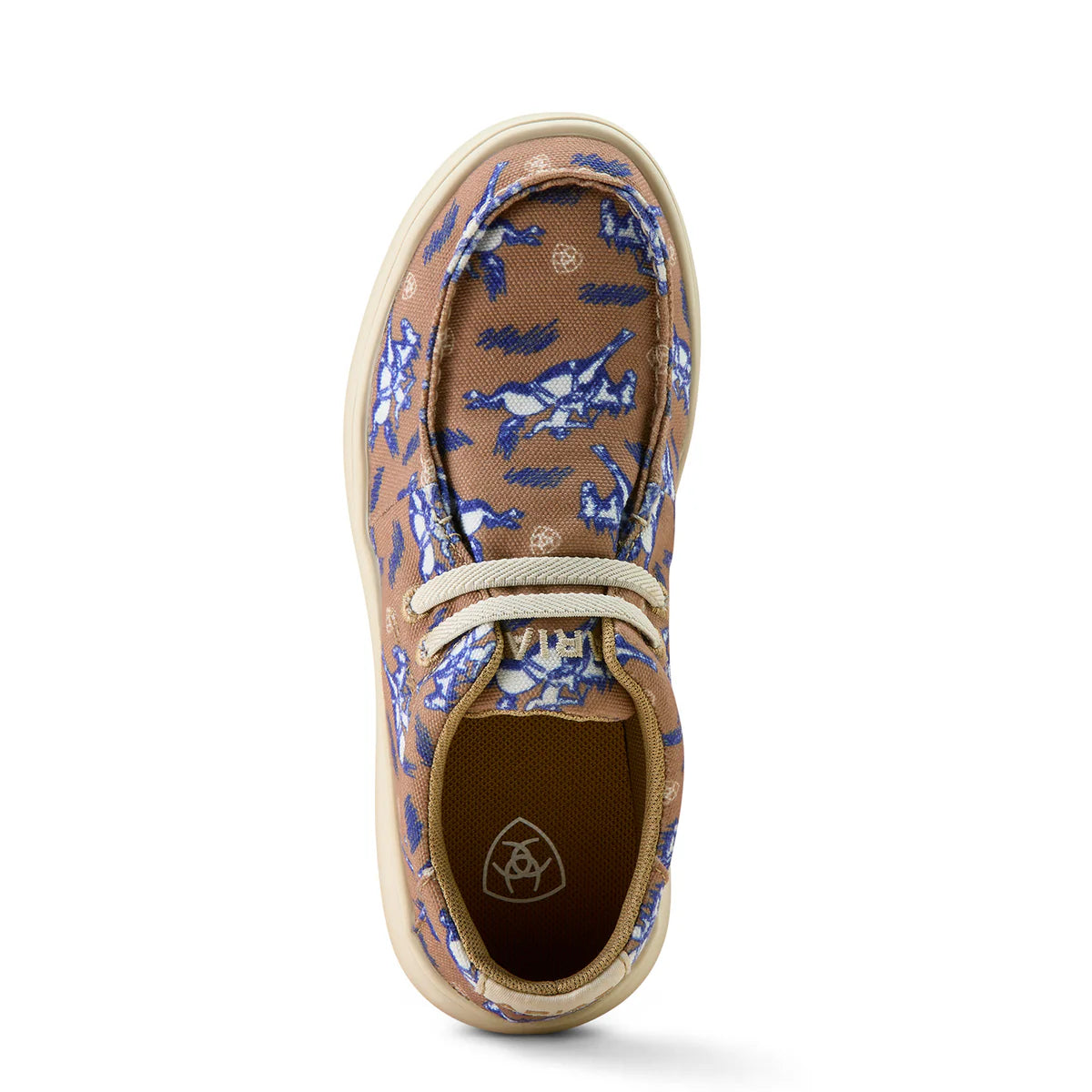Hilo Shoe - Kids - Natural Buckin Bronc Print