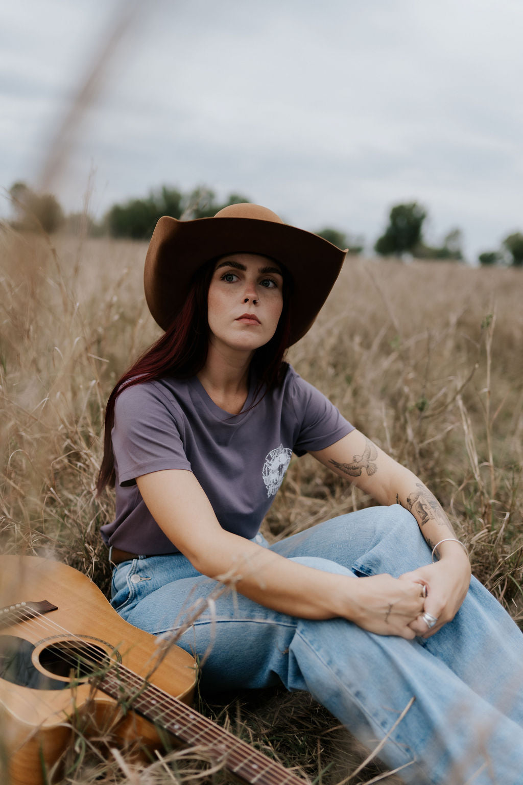 AMERICAN HONEY MAUVE T-SHIRT