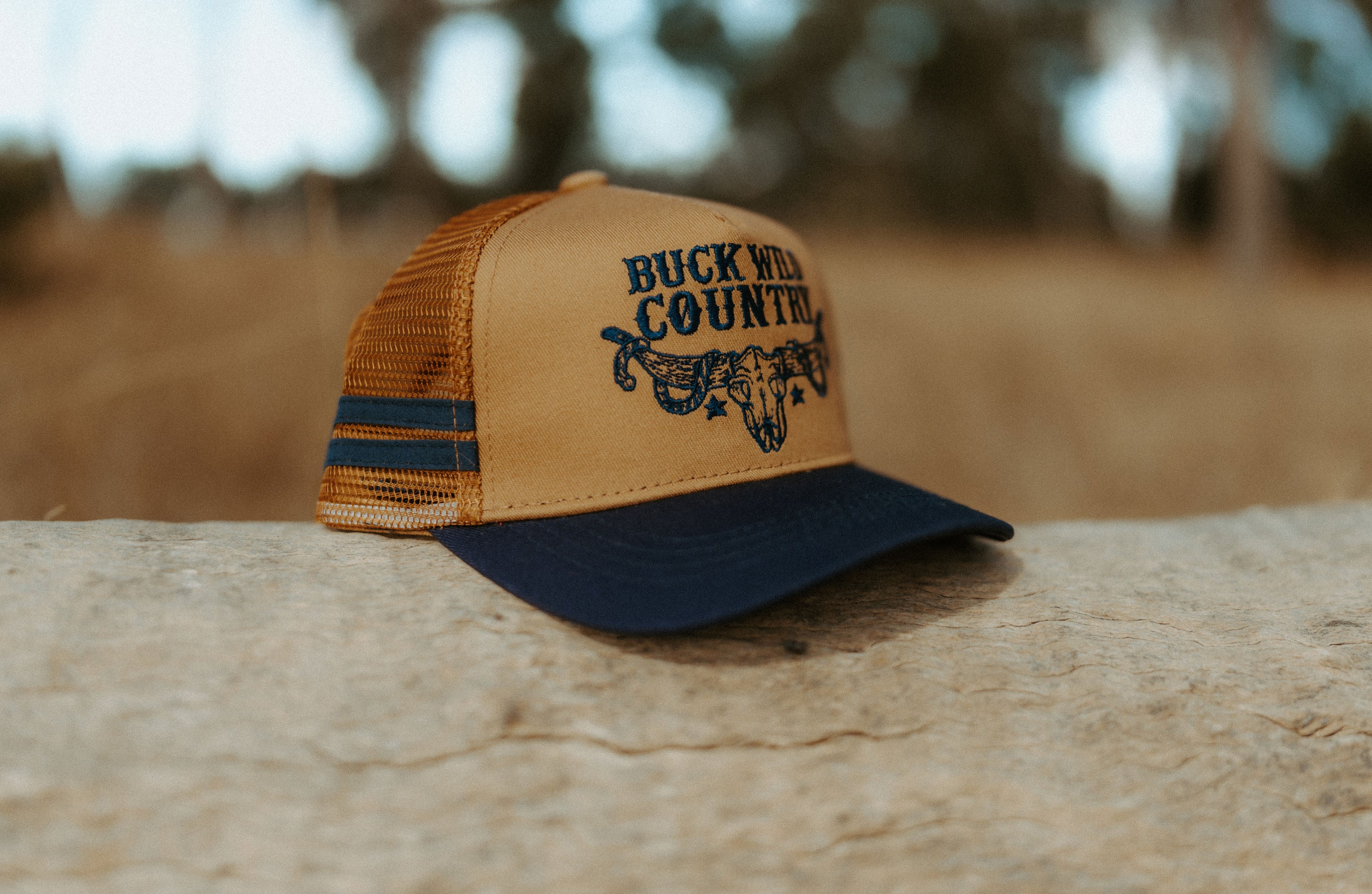 LITTLE BUCKS NAVY & SAND TRUCKER