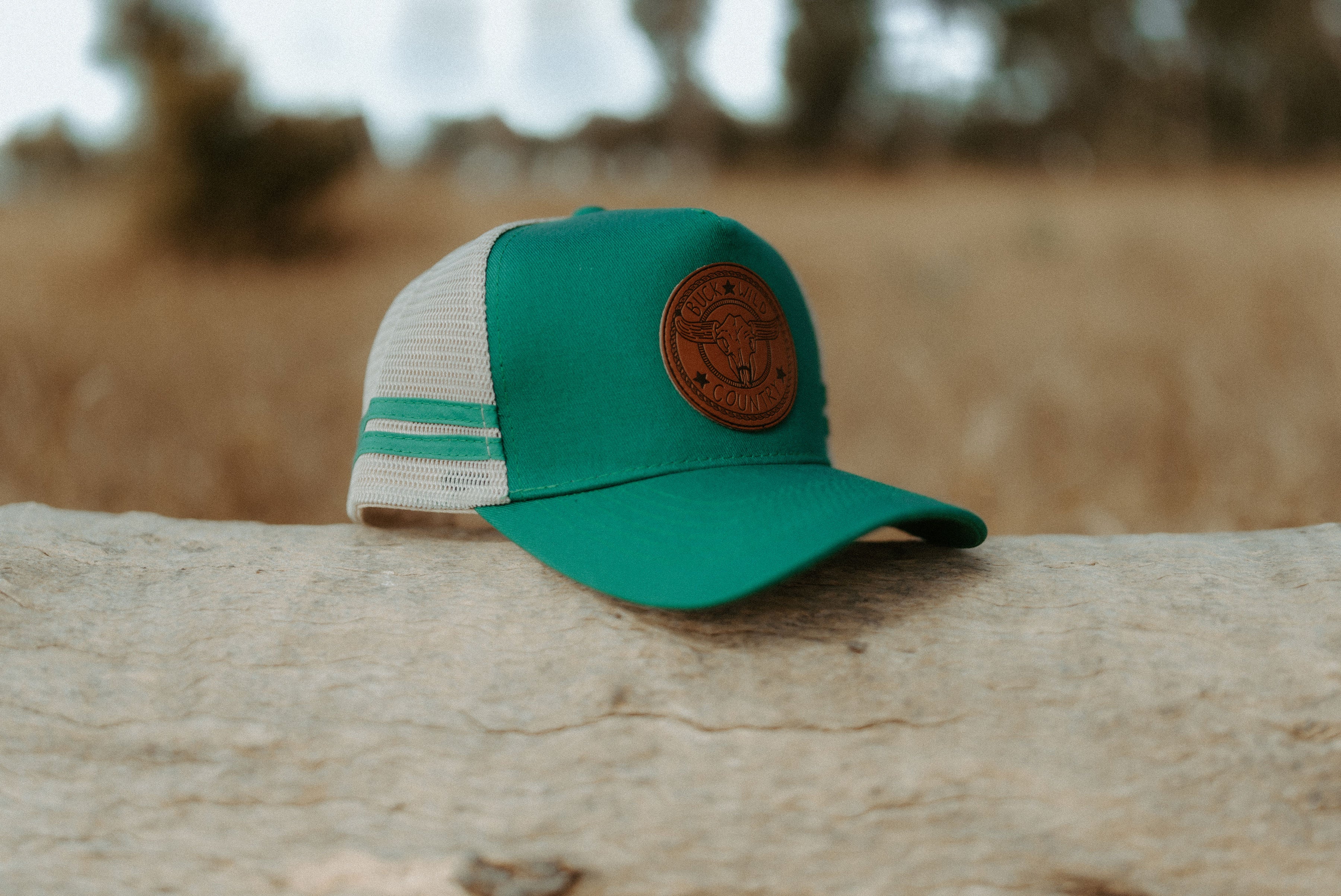 TURQUOISE BUCKLE UP TRUCKER