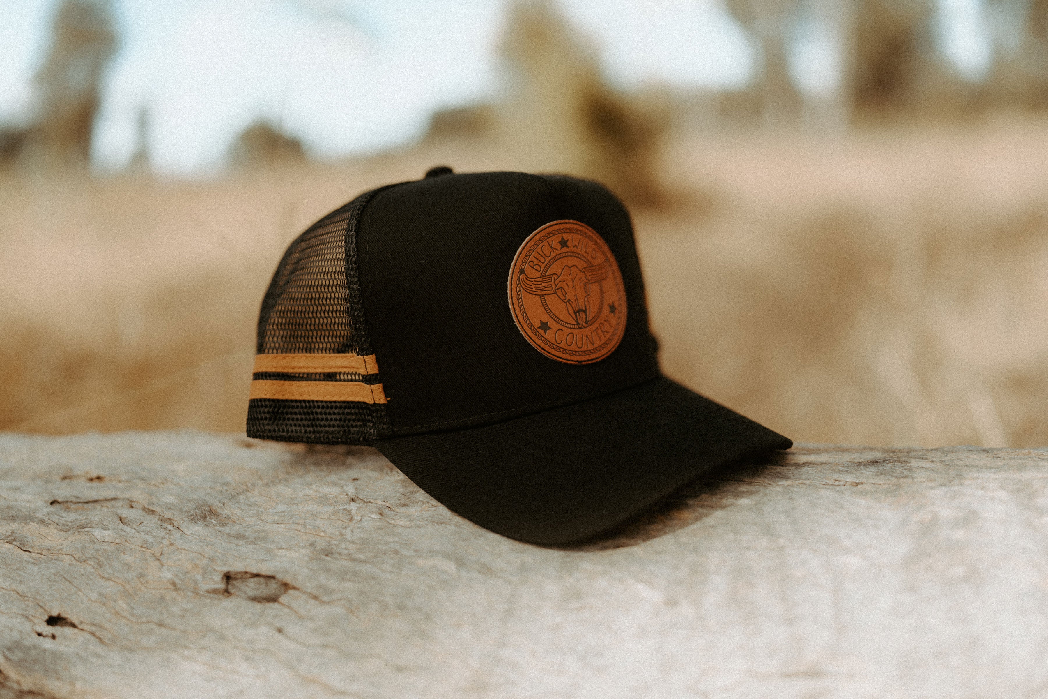 BLACK BUCKLE UP TRUCKER