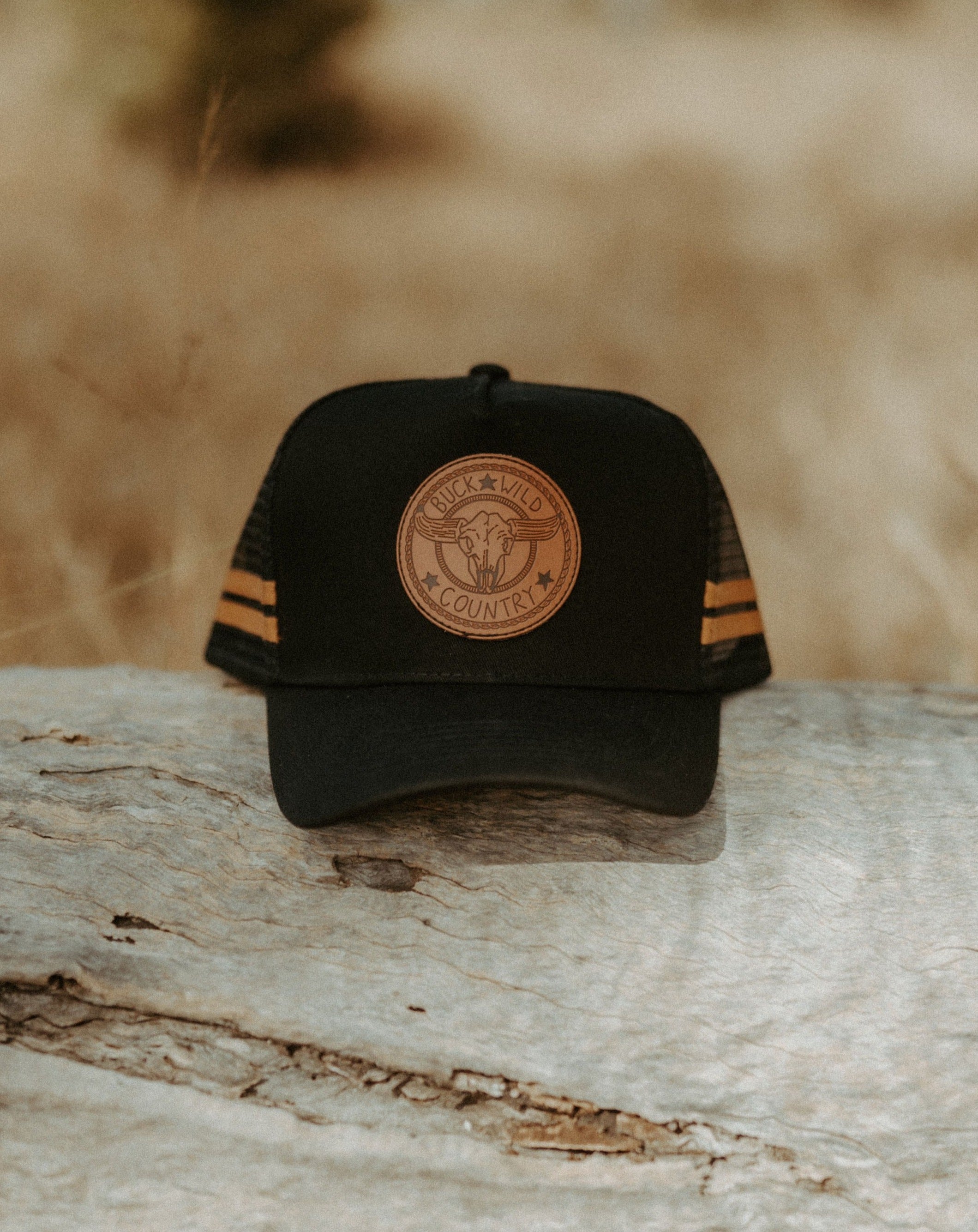BLACK BUCKLE UP TRUCKER