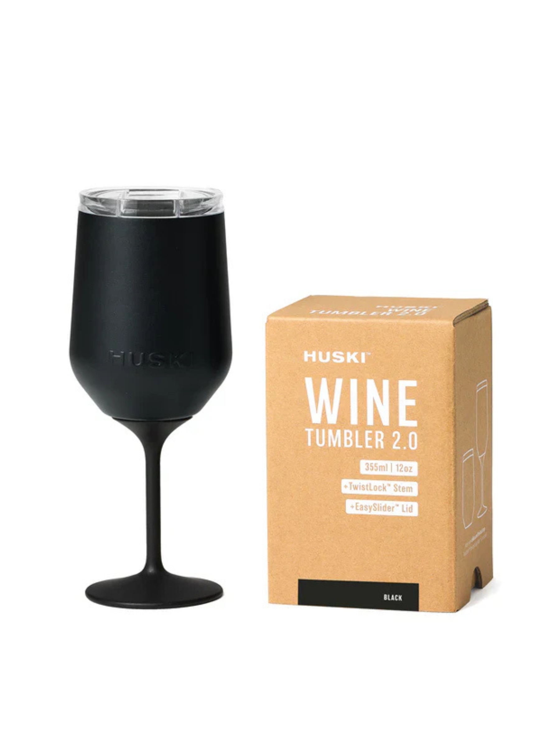 Huski Wine Tumbler 2.0 - Black