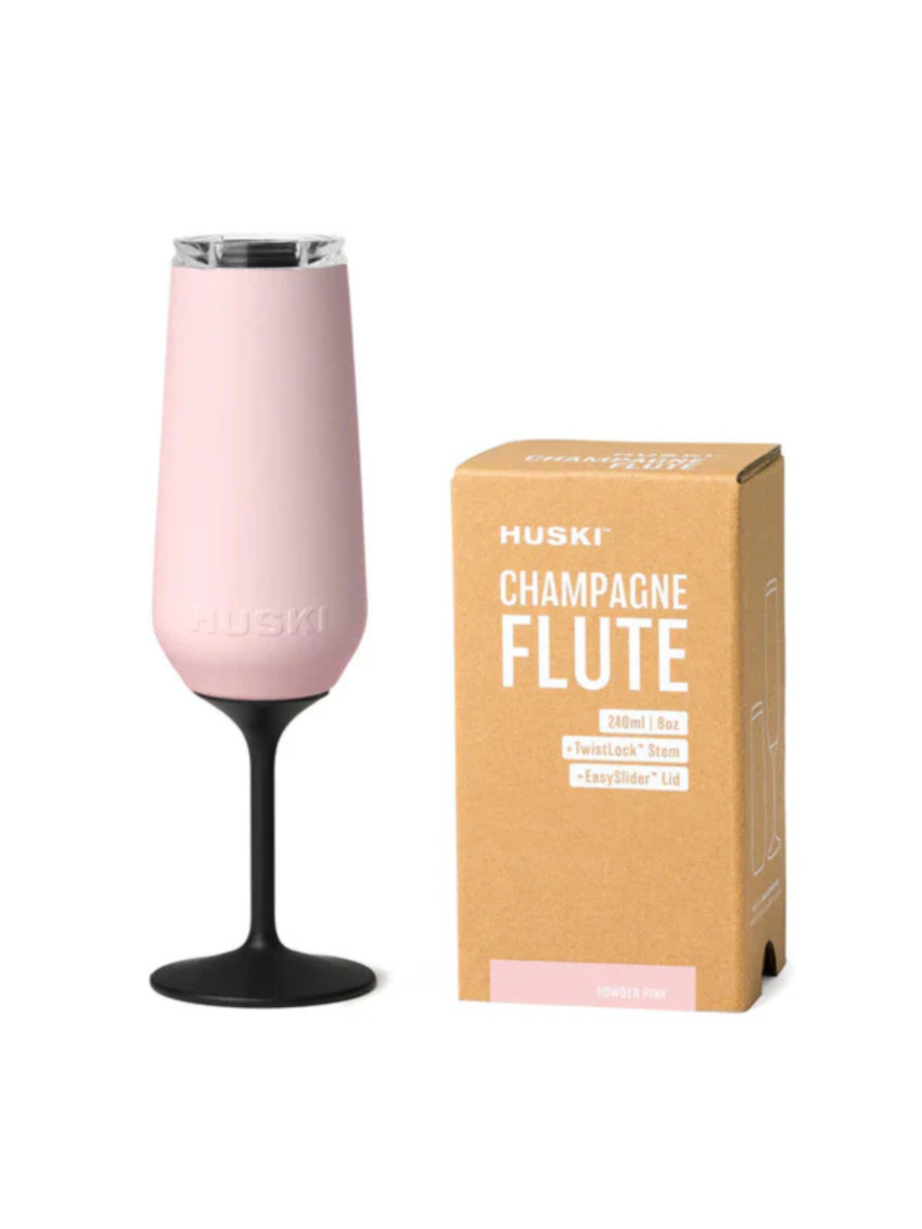 Huski Champagne Flute - Powder Pink