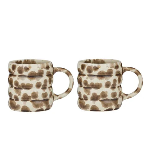 Dylan Ceramic Mug Set of 2 - 38 x 23 x 6.5cm
