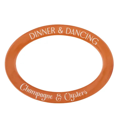 Social Ceramic Oval Platter 45.5 x 33cm
