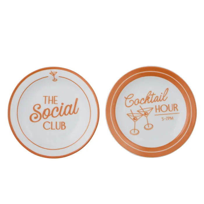 Social Ceramic Plate 16cm