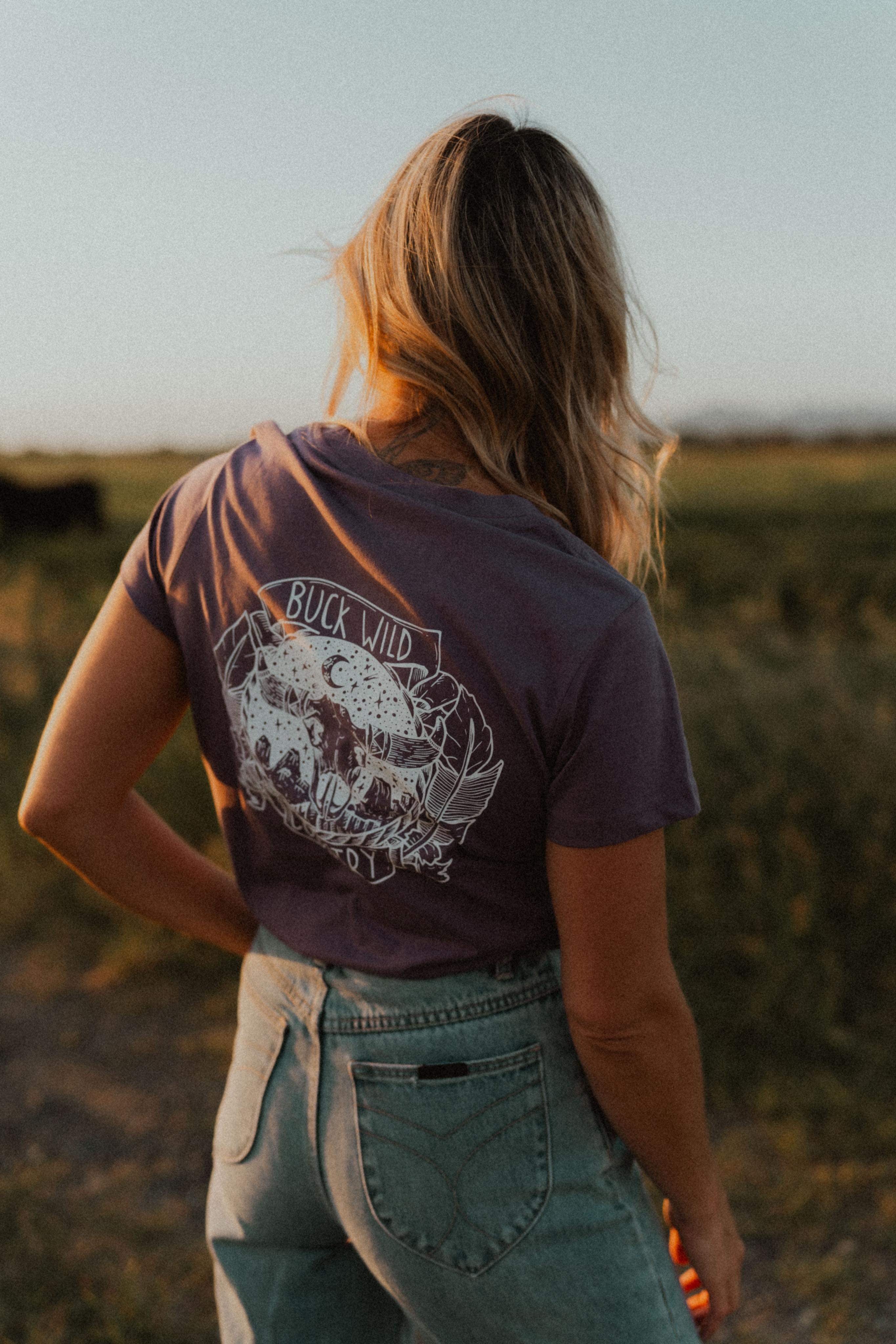 AMERICAN HONEY MAUVE T-SHIRT