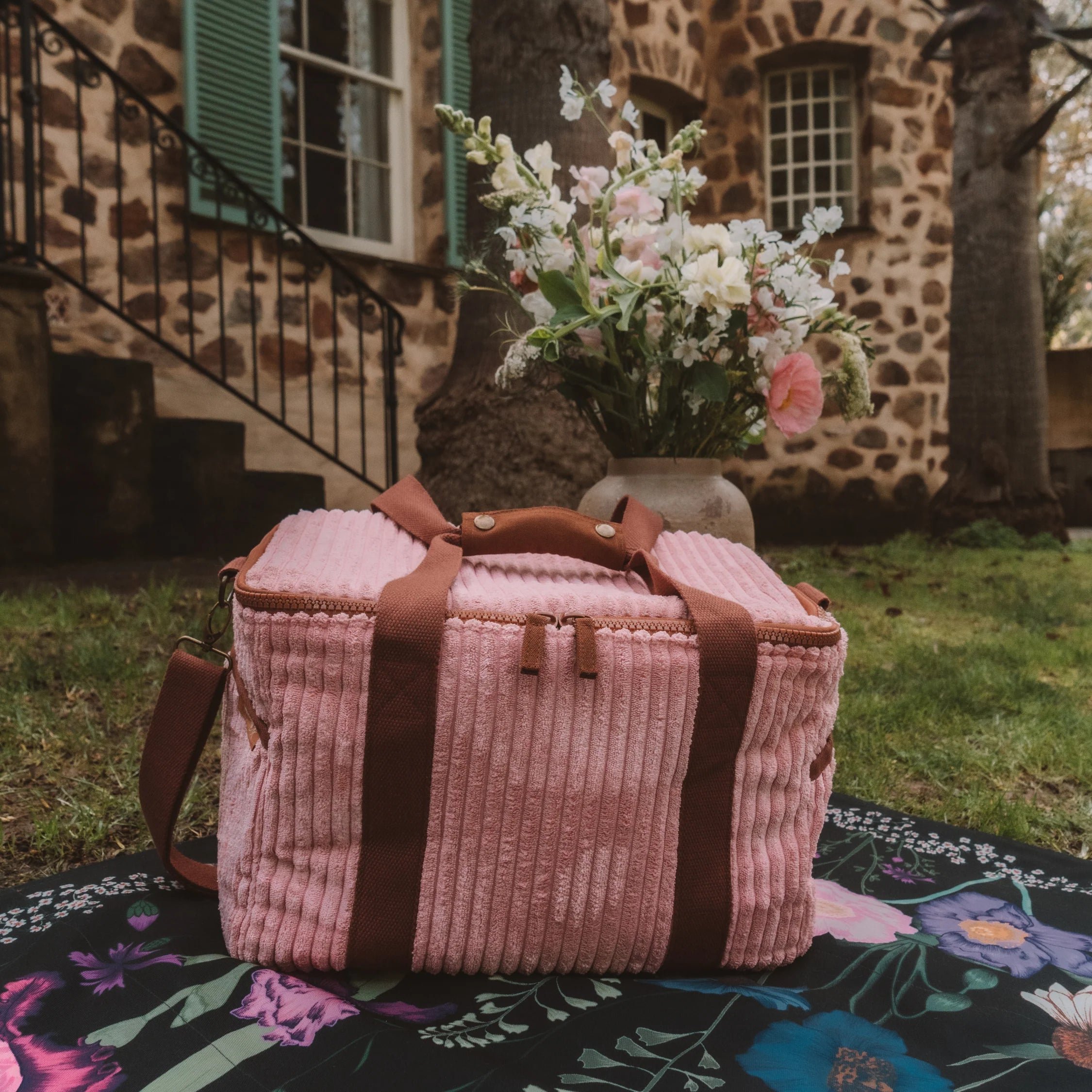 Orchid Cord Cooler Bag Large