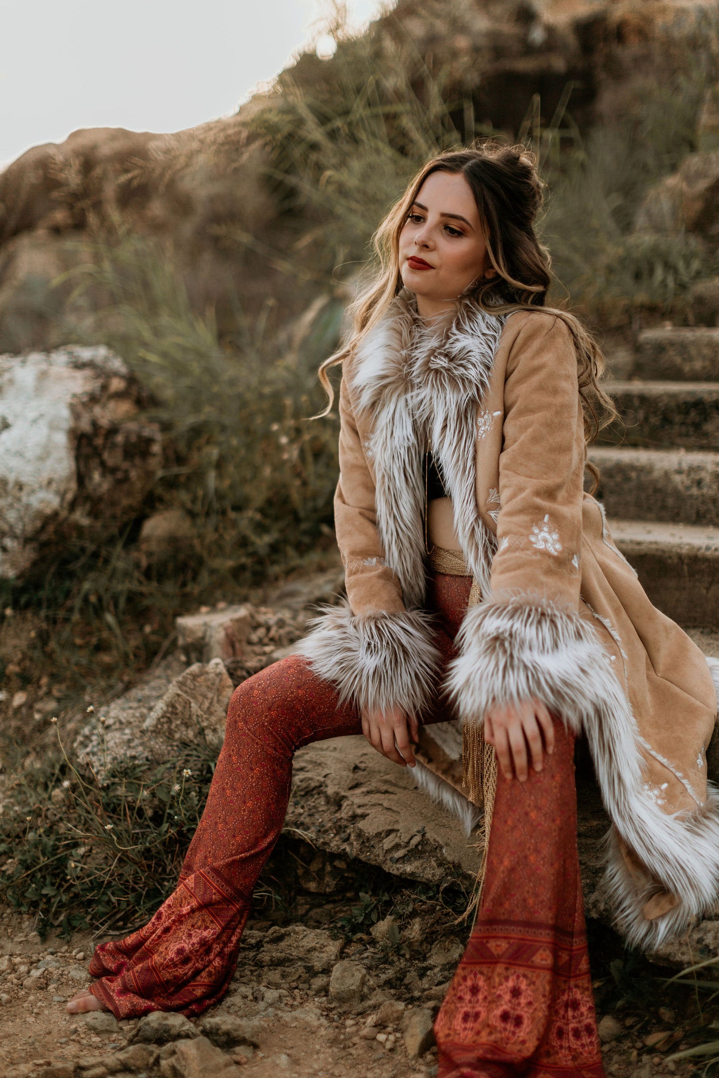 TRAVELING PANTS DESERT FLARE
