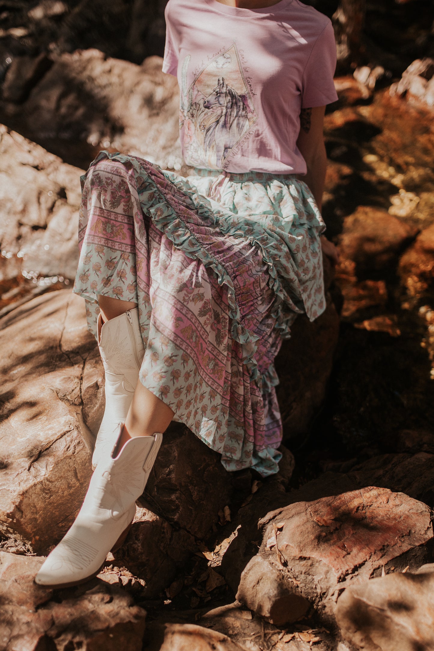BLOOMING WILD LADIES SKIRT