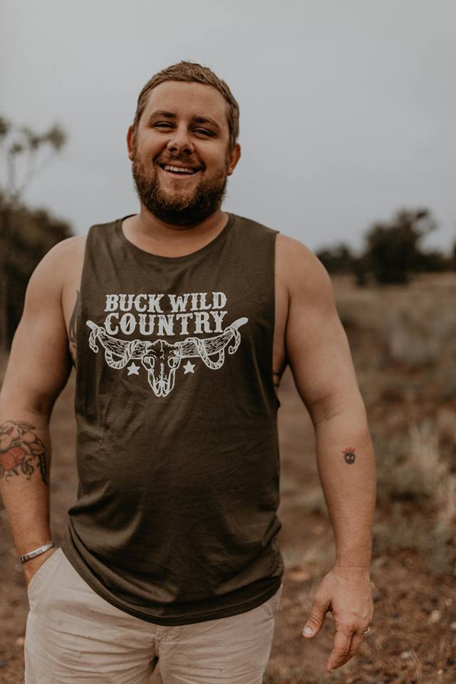 WILD RIDE KHAKI SINGLET