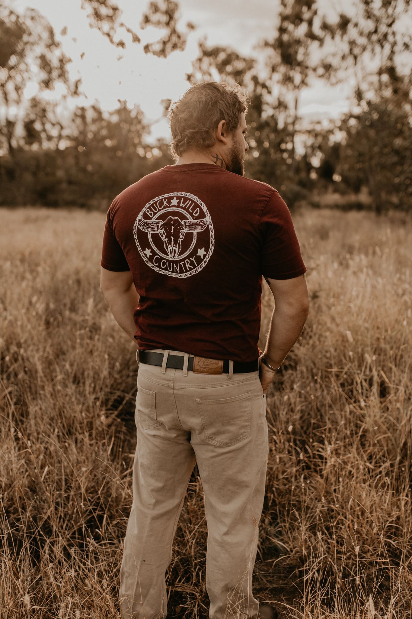 MAROON BUCKLE UP T-SHIRT