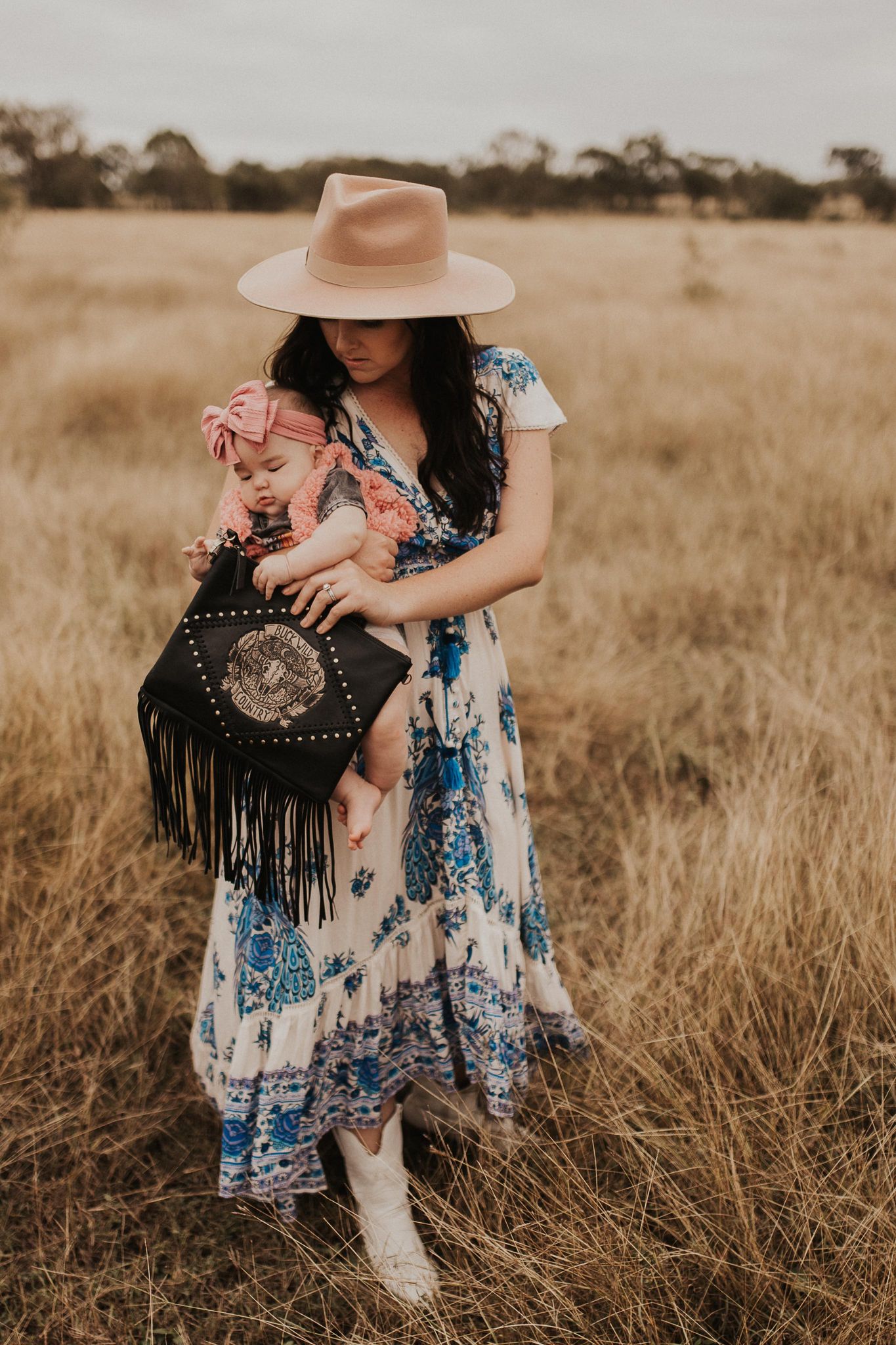 PRE-ORDER GYPSY SPIRIT TASSEL BAG BLACK