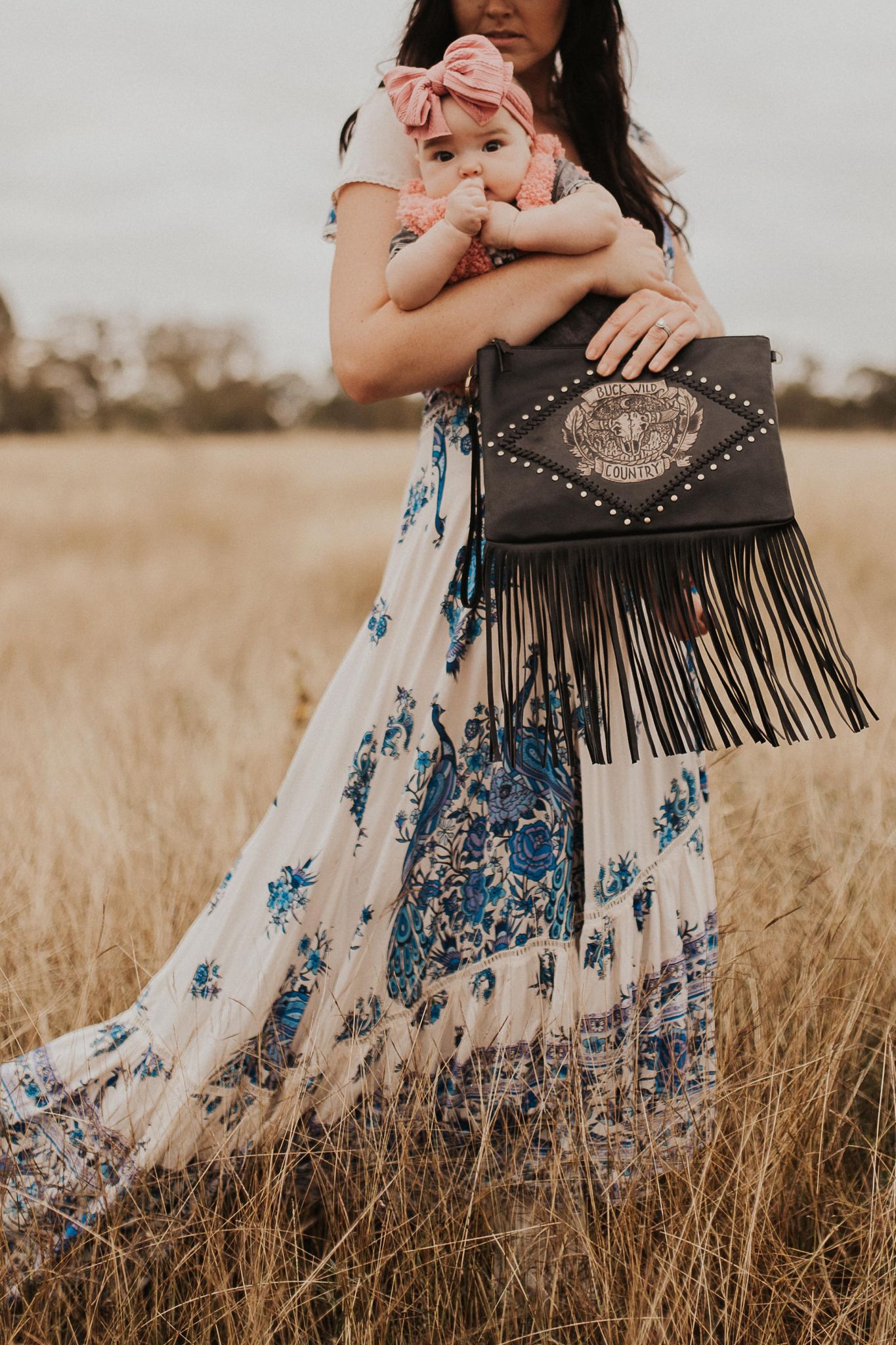 PRE-ORDER GYPSY SPIRIT TASSEL BAG BLACK