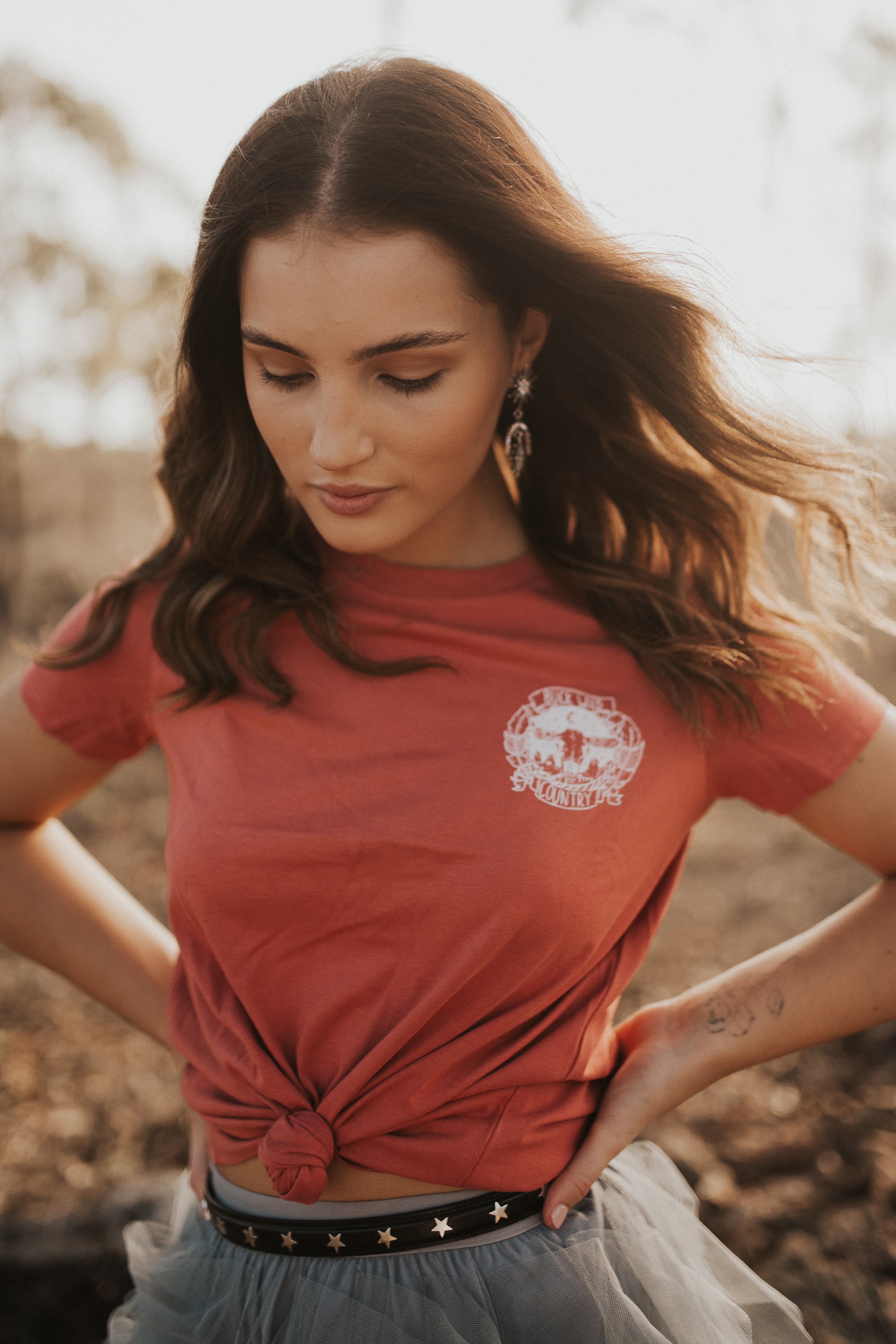 AMERICAN HONEY CORAL T-SHIRT