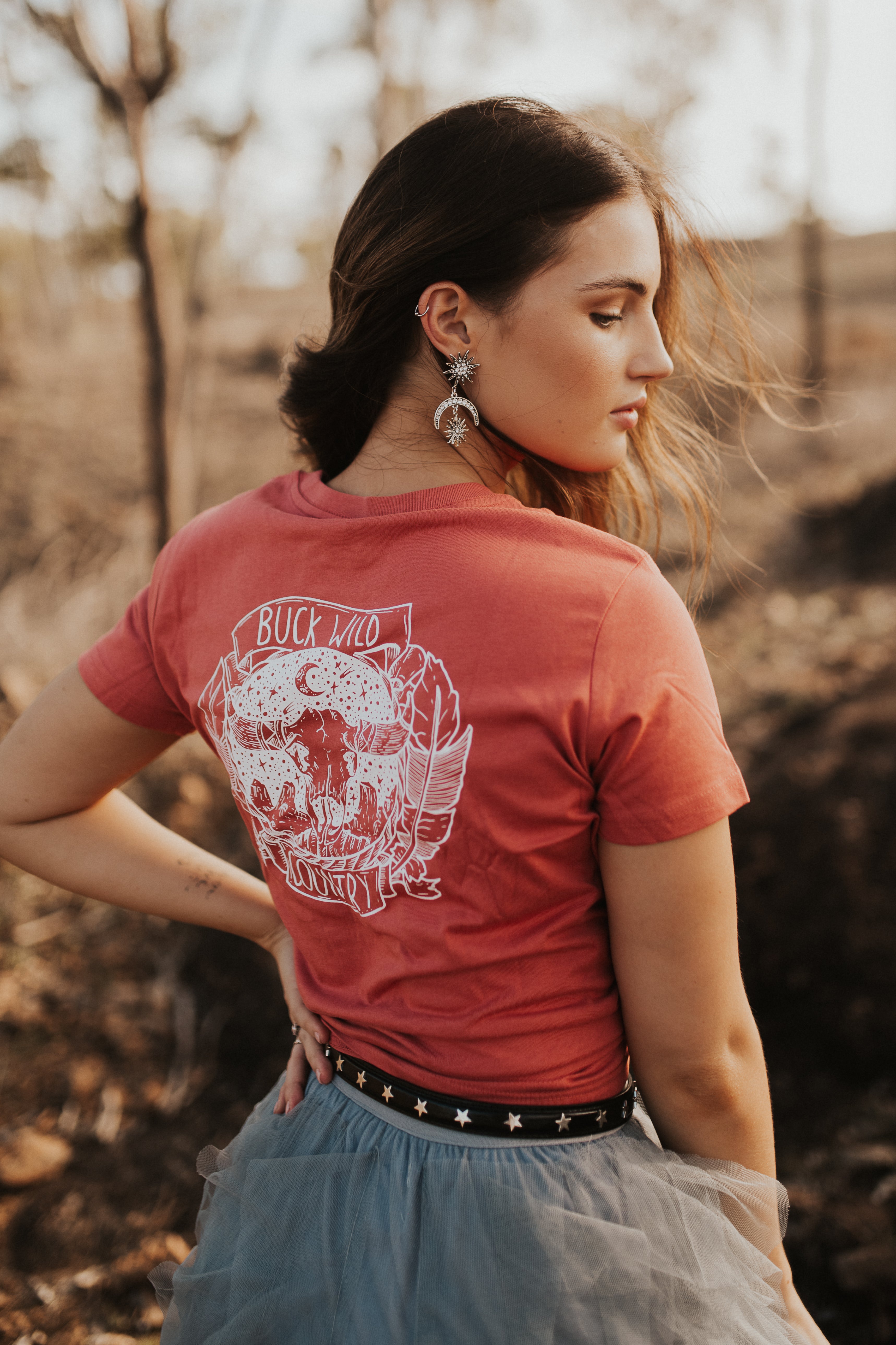 AMERICAN HONEY CORAL T-SHIRT