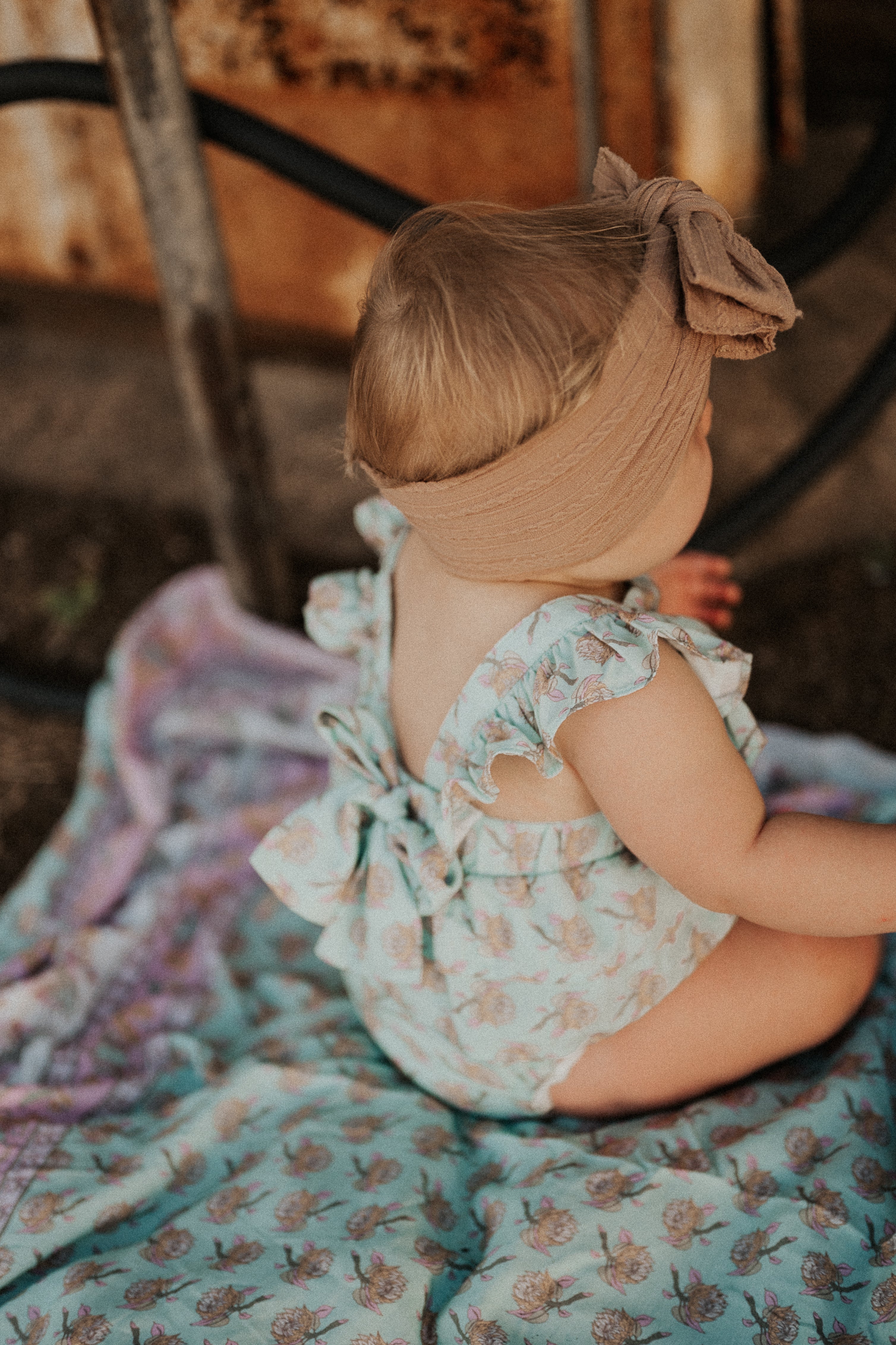 BLOOMING WILD BABY ROMPER
