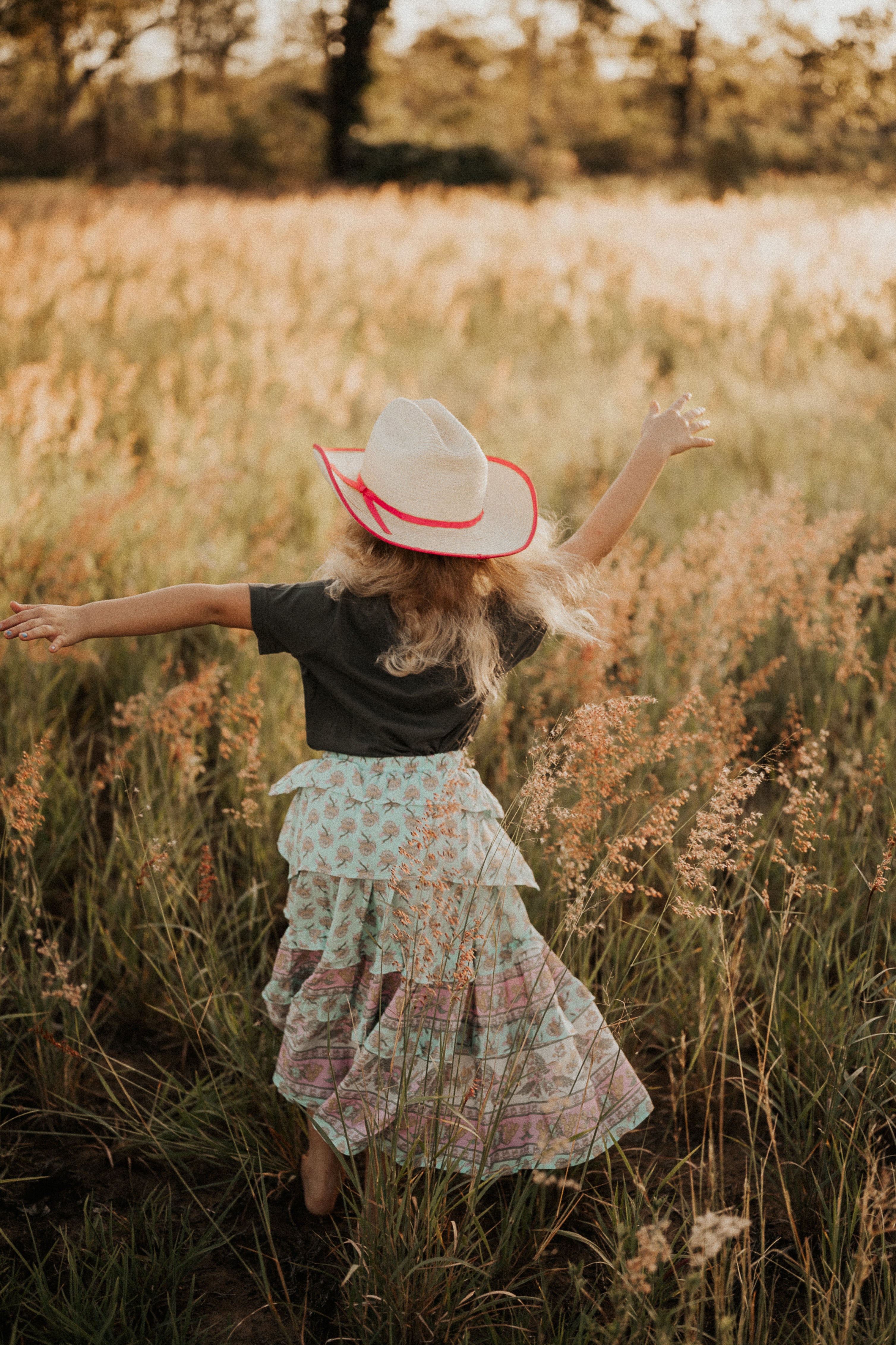 BLOOMING WILD GIRLS SKIRT