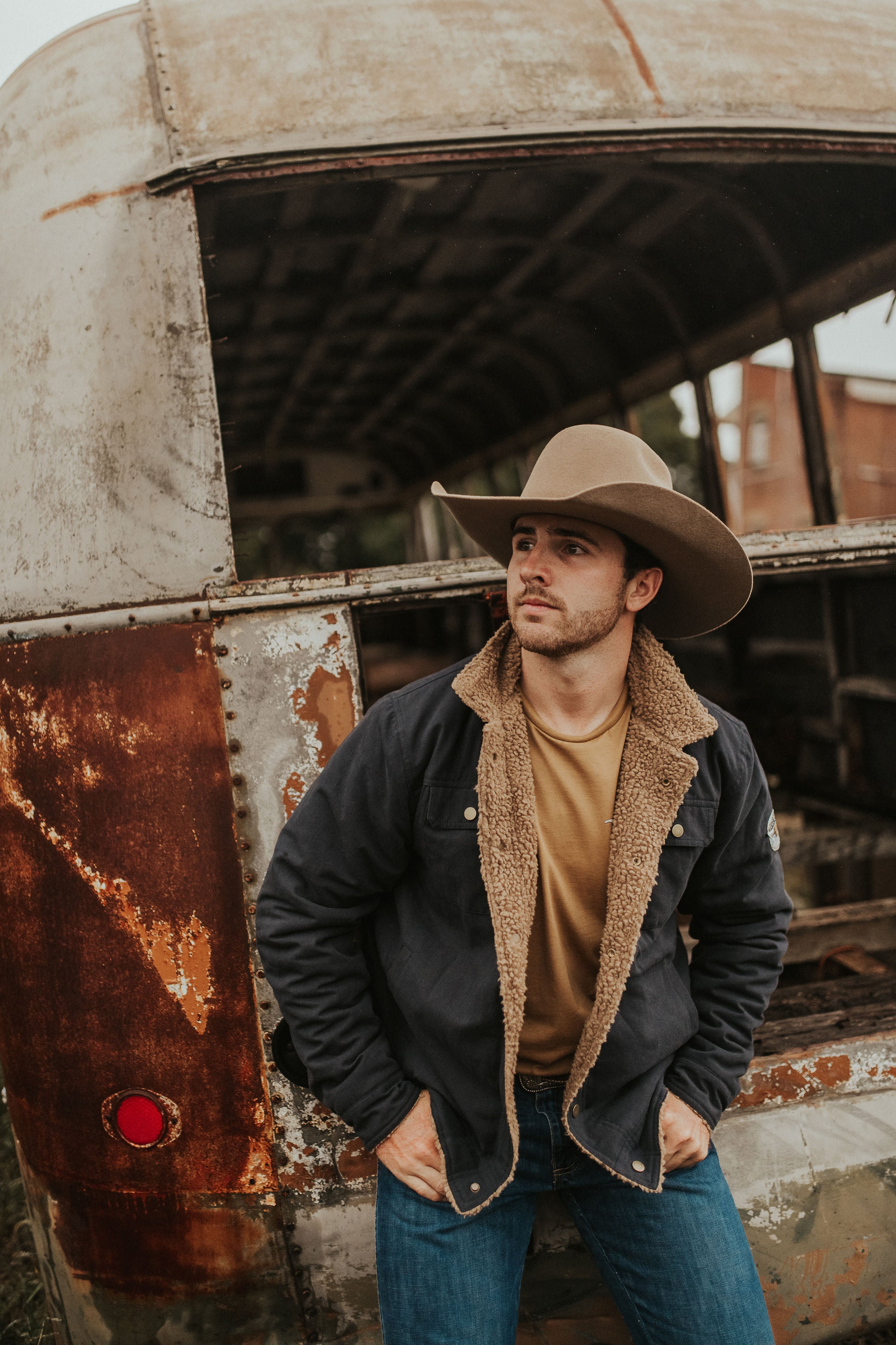 PRE-ORDER - SHOOTOUT CANVAS JACKET - NAVY
