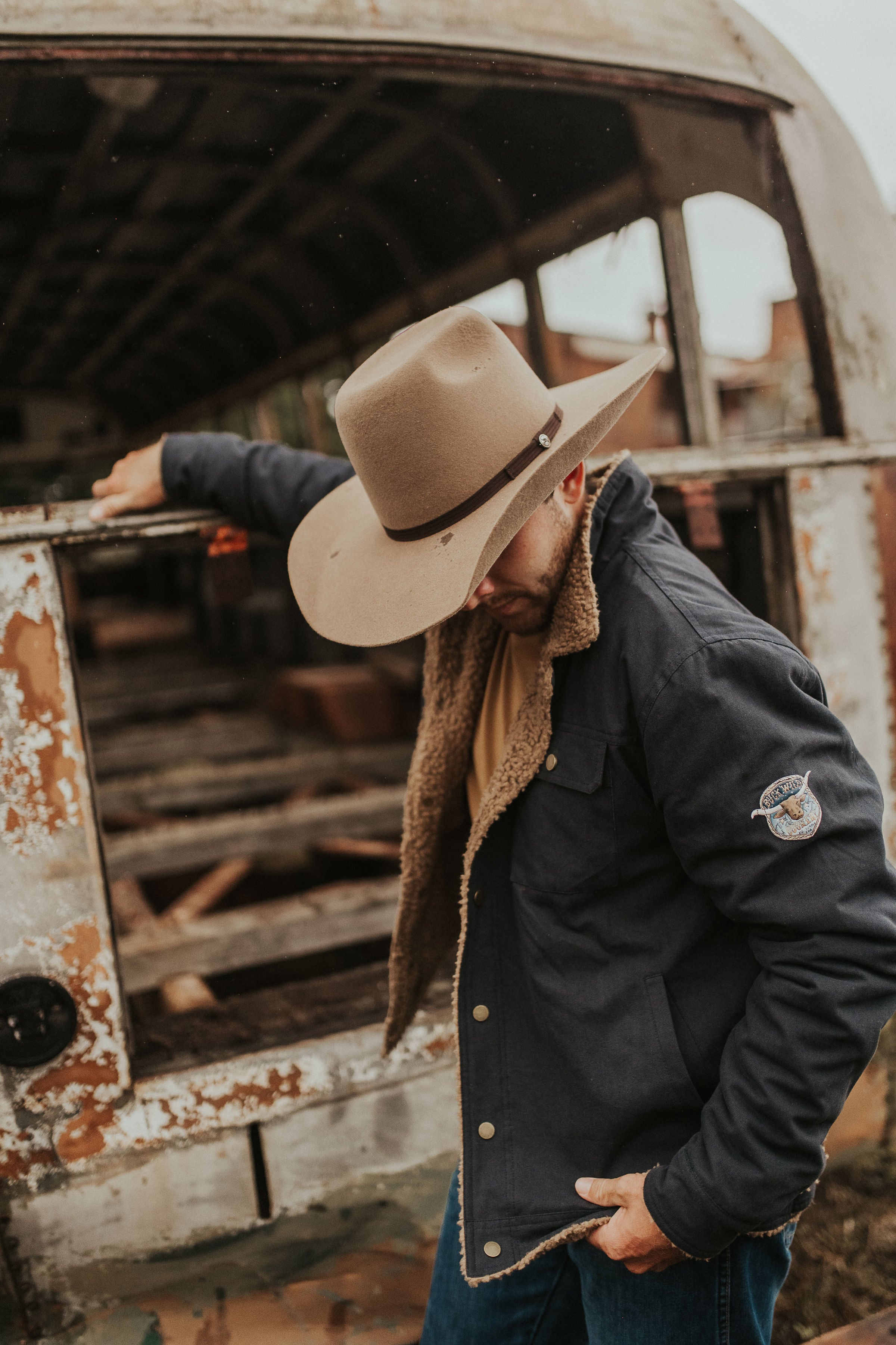PRE-ORDER - SHOOTOUT CANVAS JACKET - NAVY