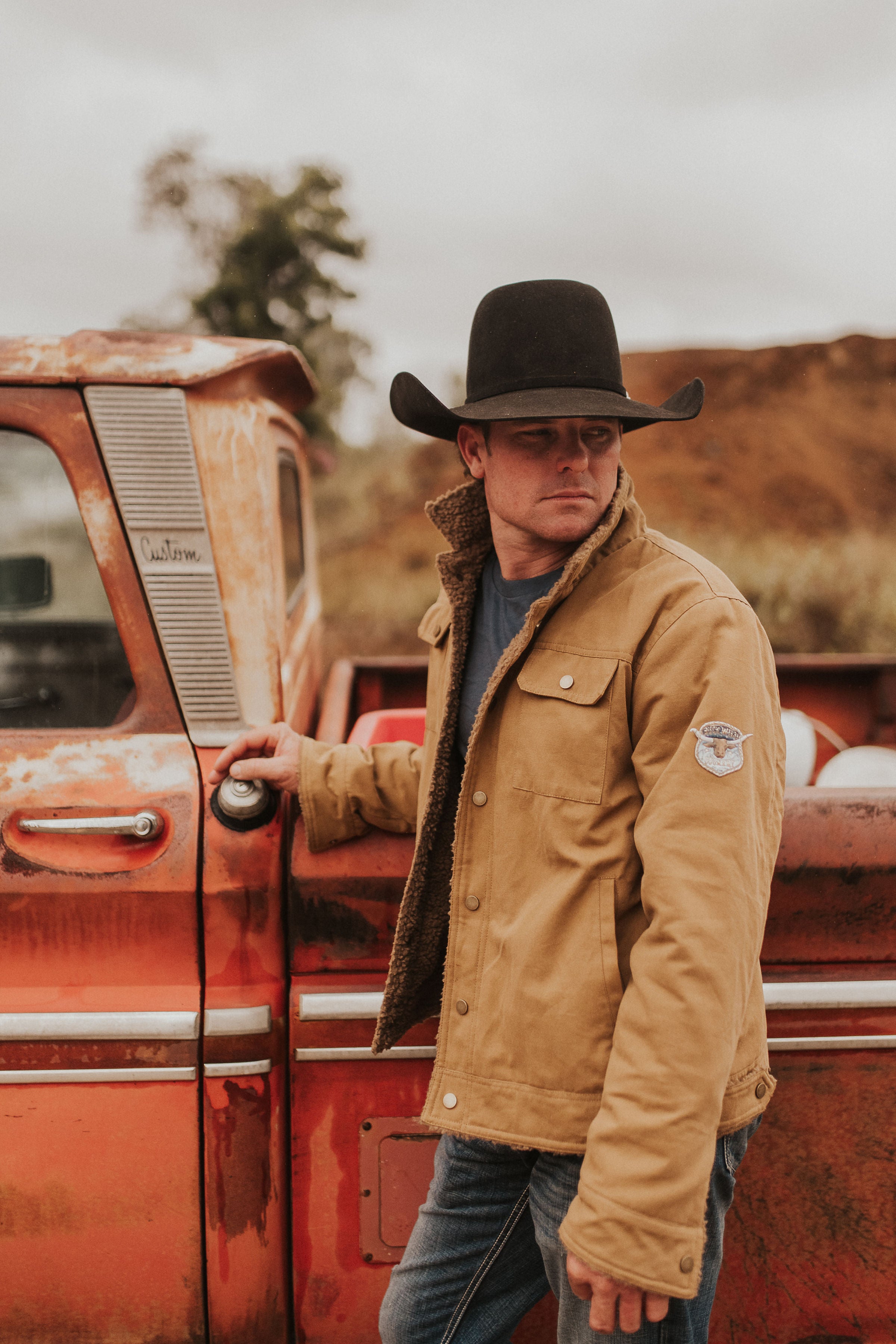 PRE-ORDER - SHOOTOUT CANVAS JACKET - TAN