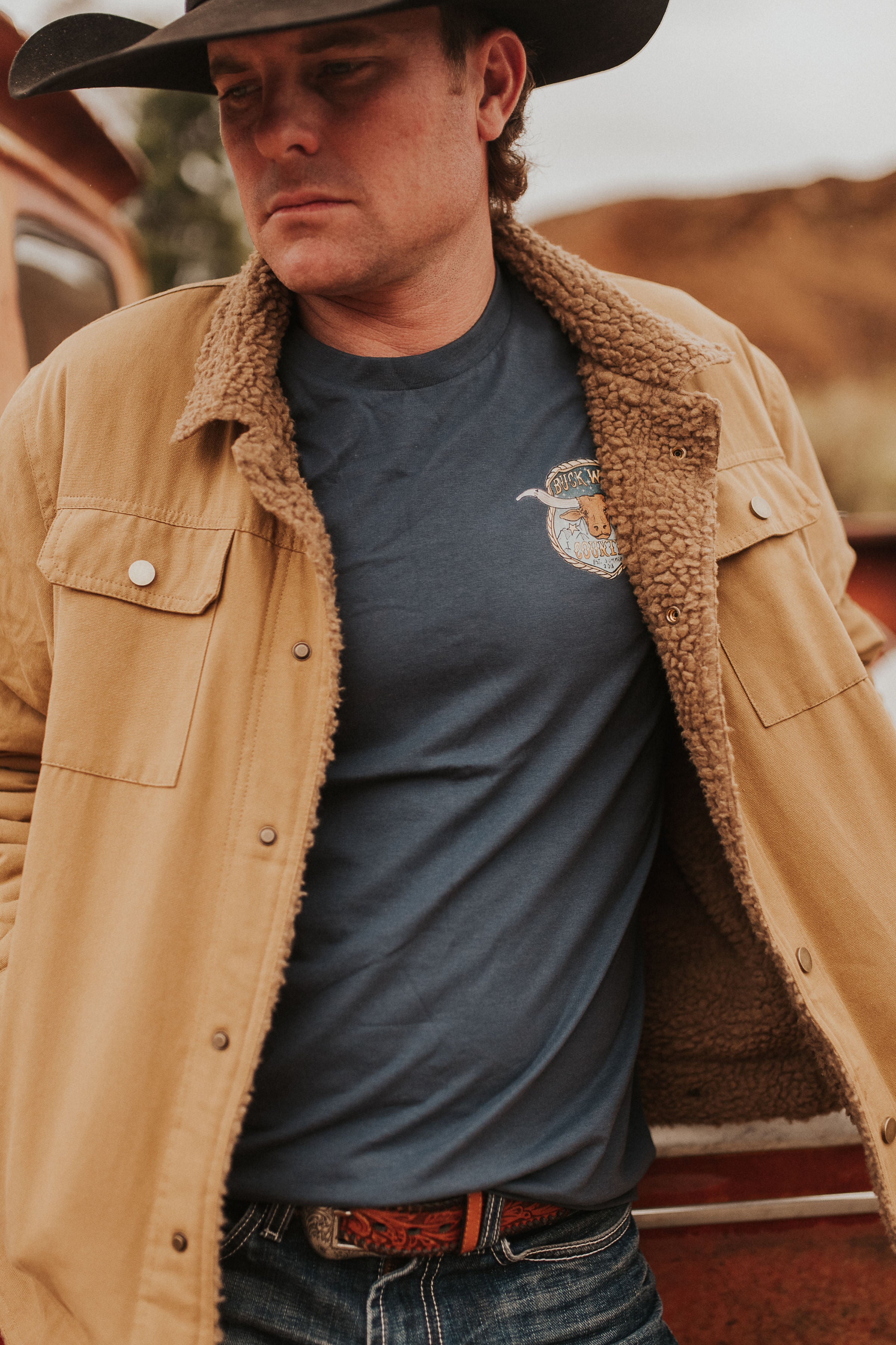 PRE-ORDER - SHOOTOUT CANVAS JACKET - TAN