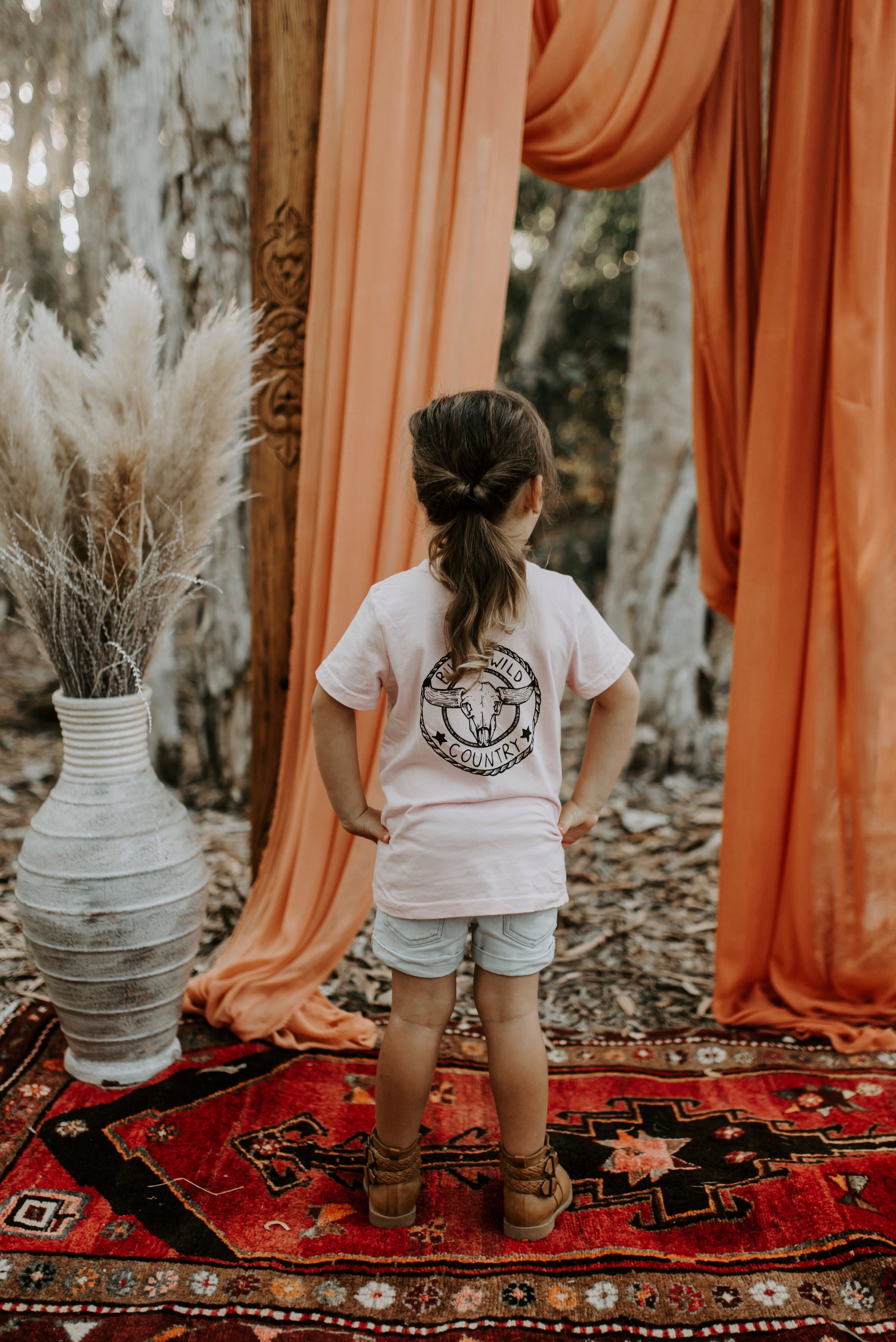 PINK LITTLE BUCKS T-SHIRT
