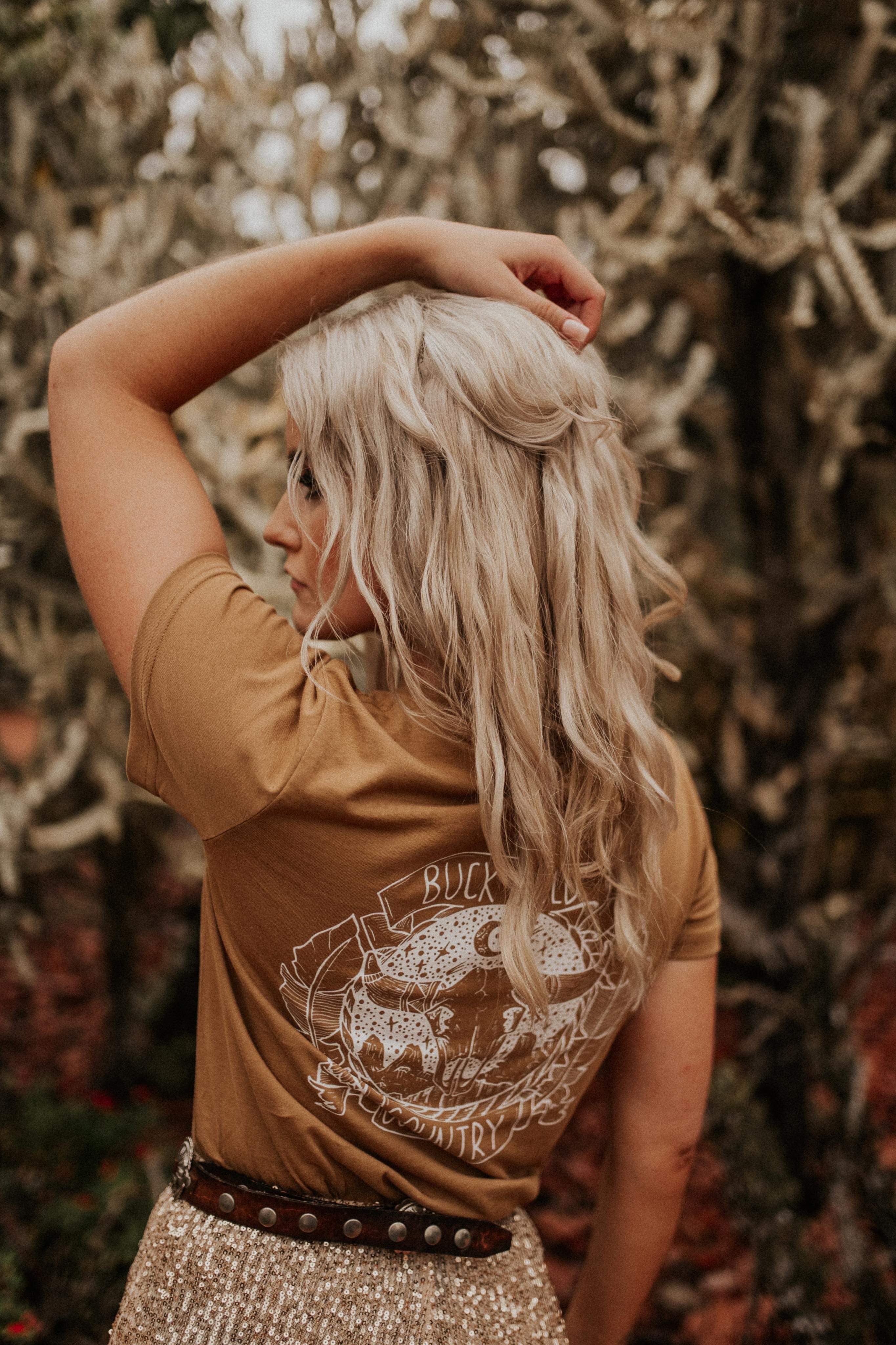 AMERICAN HONEY CAMEL T-SHIRT