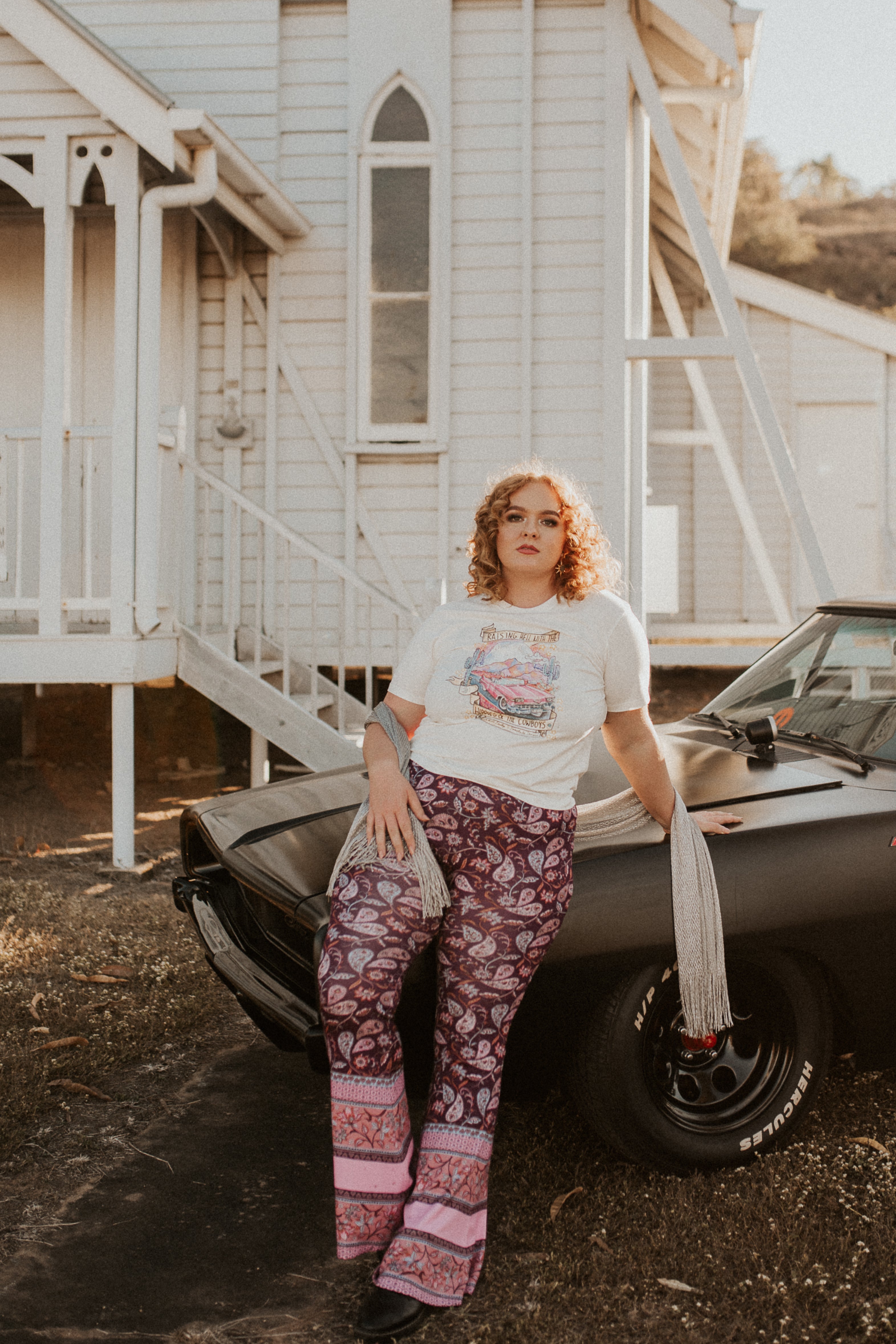TRAVELING PANTS DESERT NIGHT FLARE