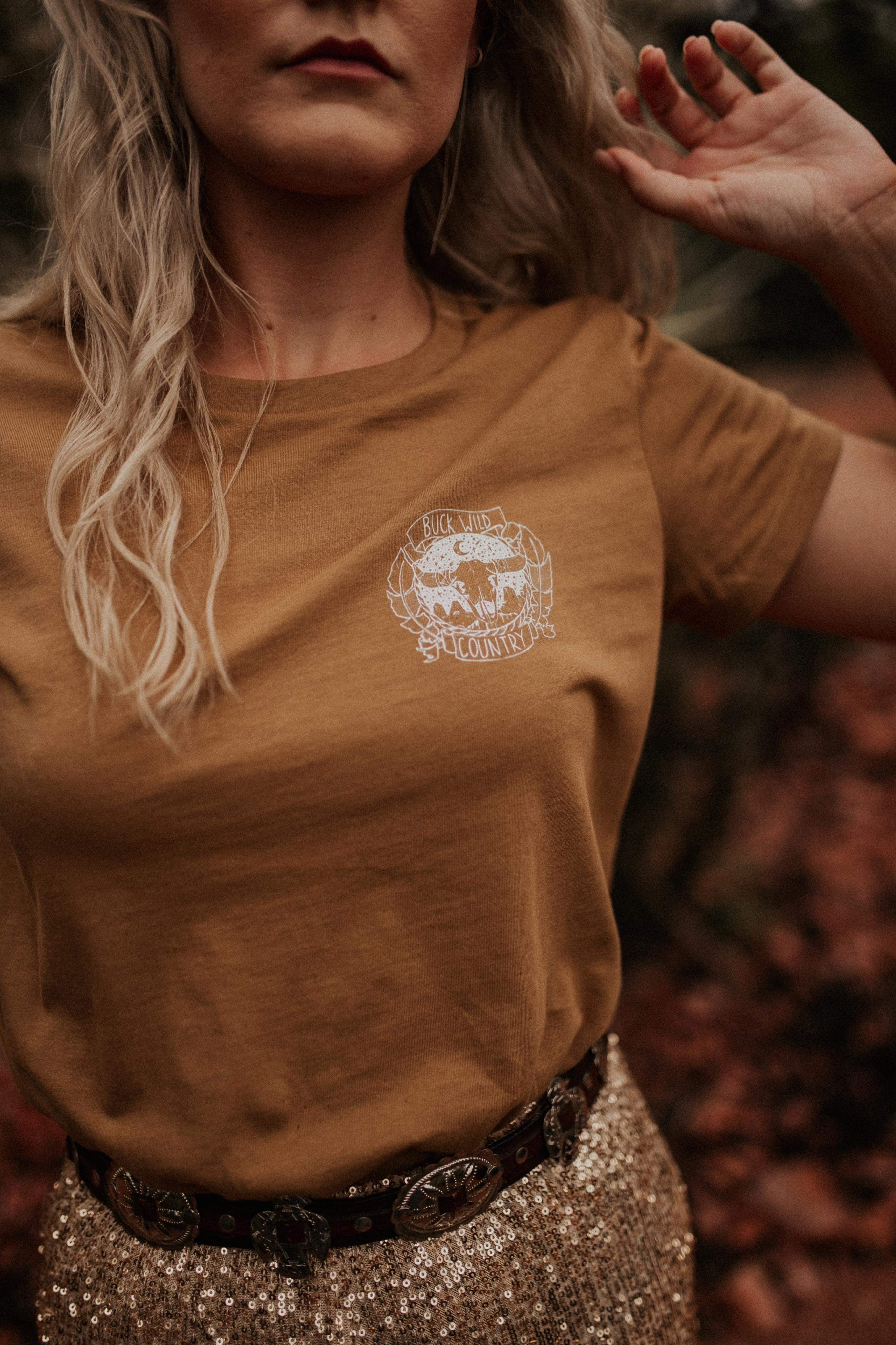AMERICAN HONEY CAMEL T-SHIRT