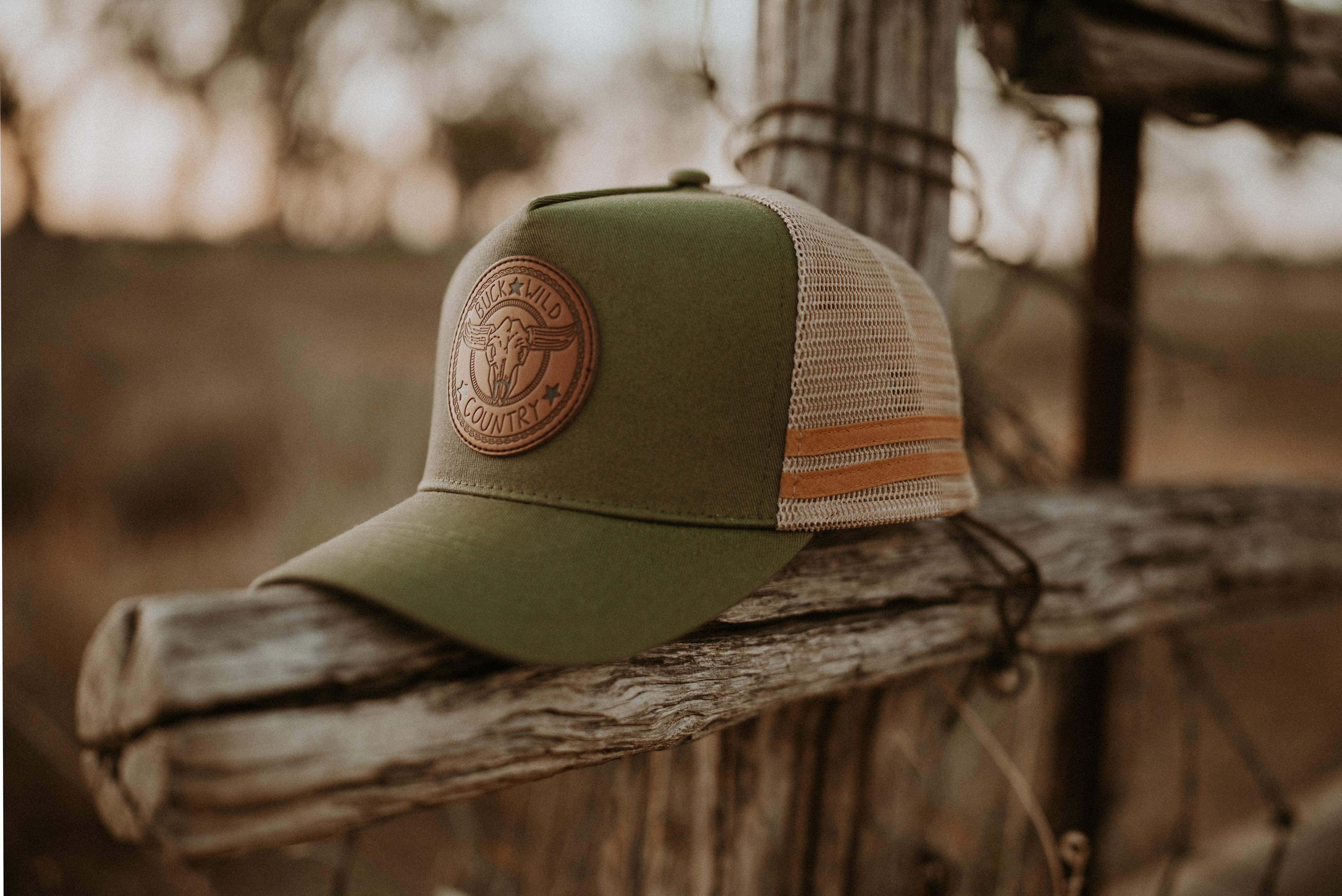 KHAKI BUCKLE UP TRUCKER