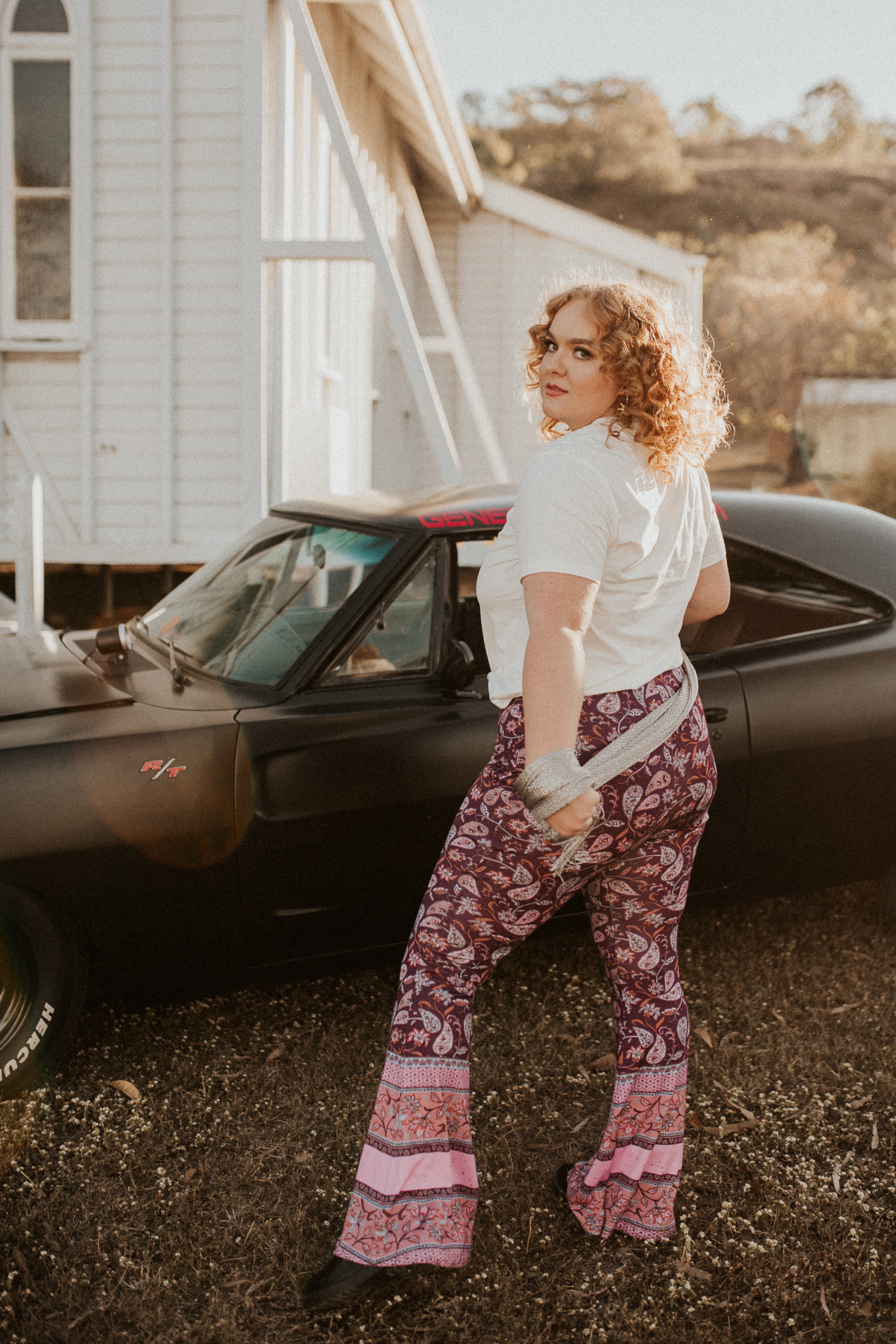 TRAVELING PANTS DESERT NIGHT FLARE