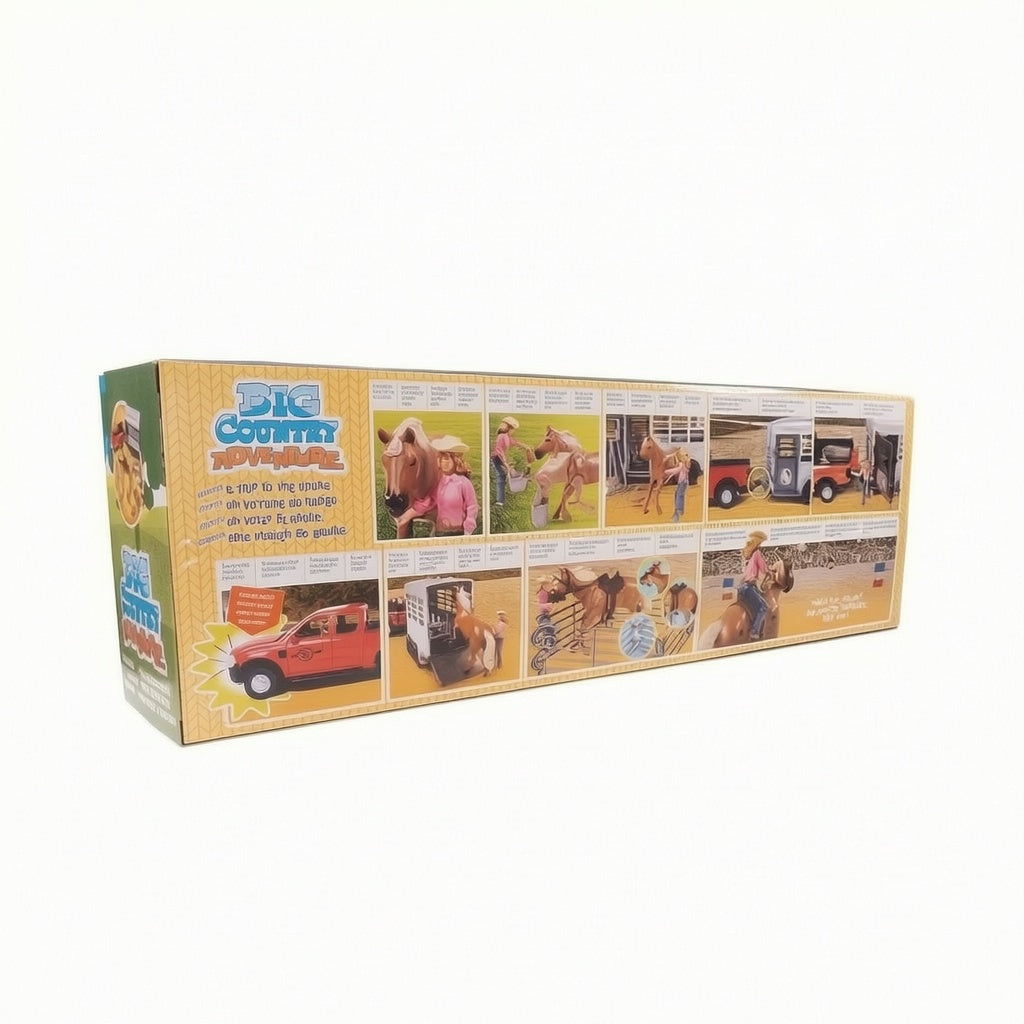 18 Piece Truck & Cattle Trailer Playset