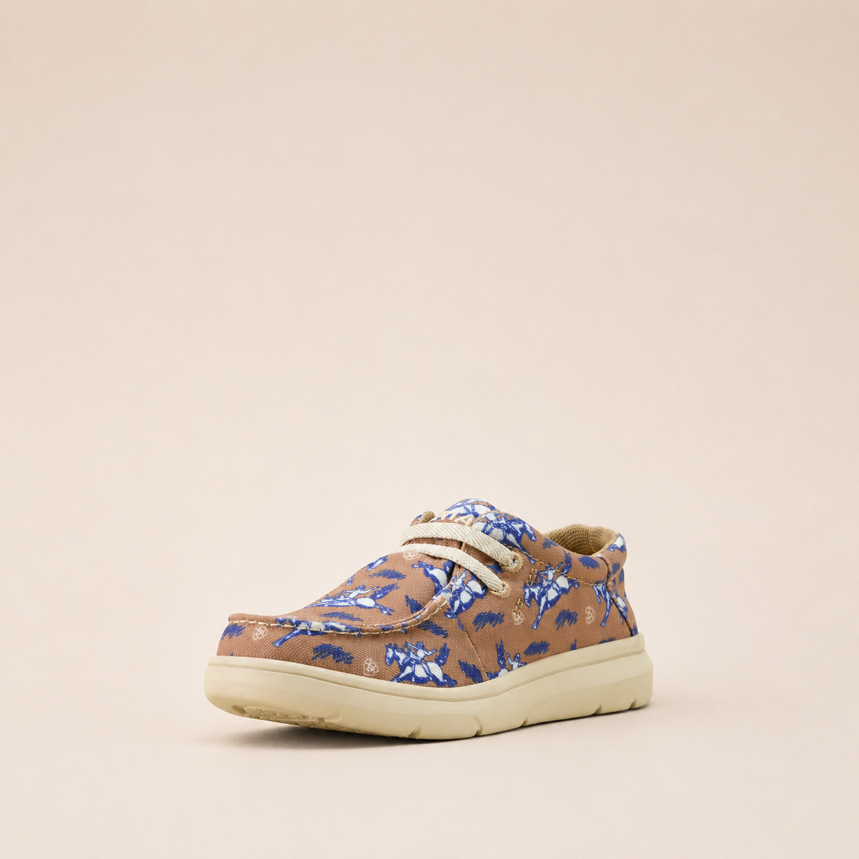 Hilo Shoe - Kids - Natural Buckin Bronc Print