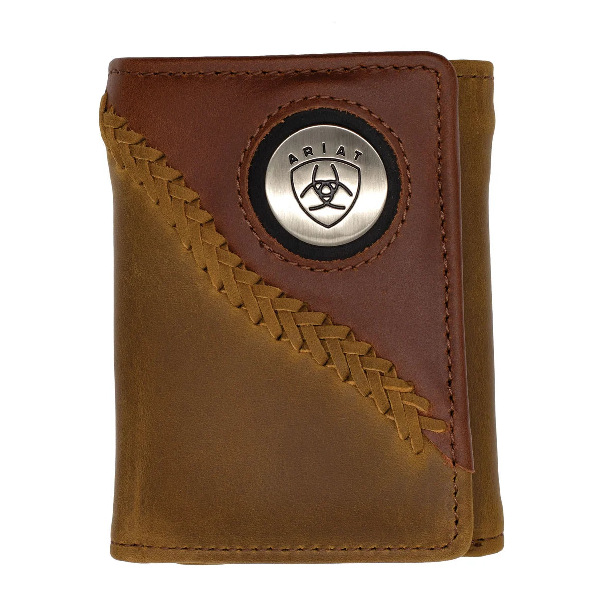 Tri-Fold Wallet - Two Toned Stitched