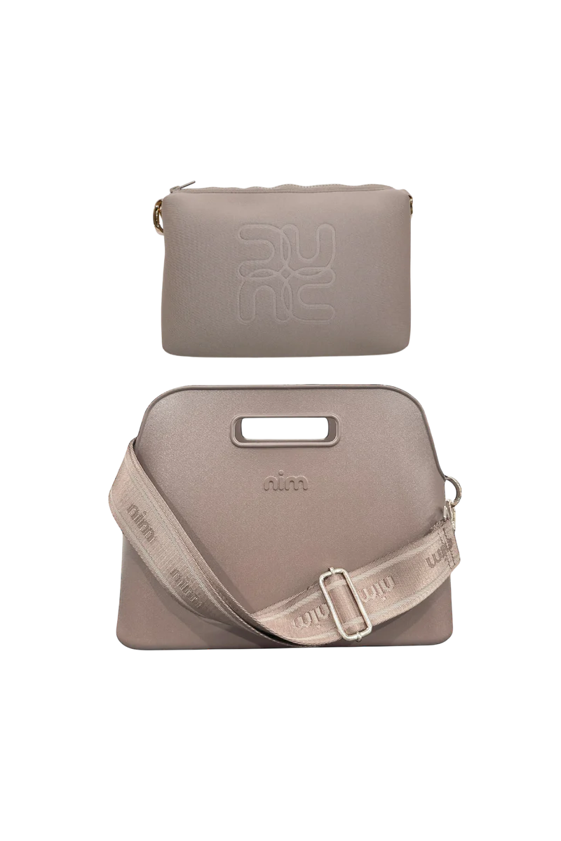The BB Tote Set - Taupe