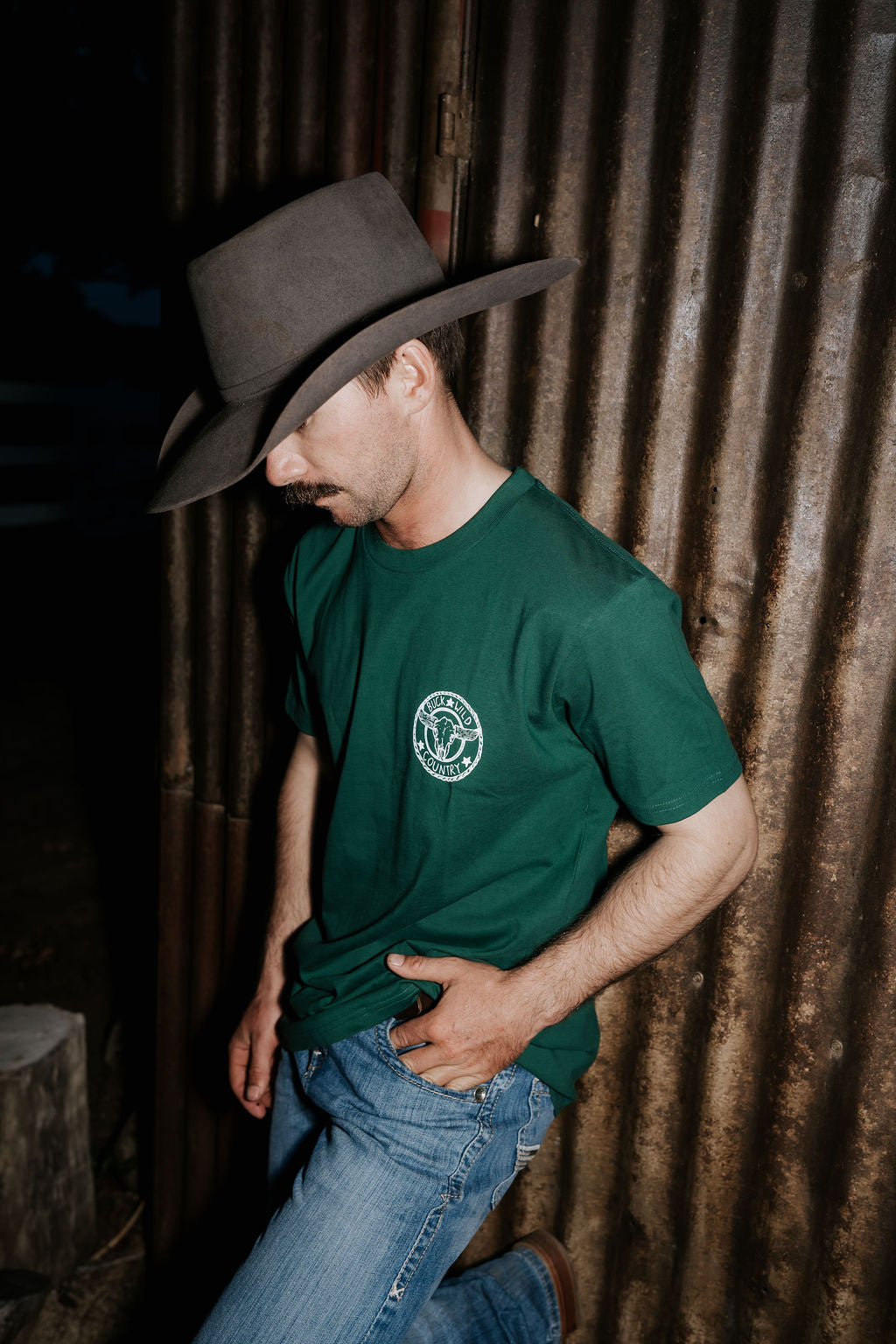 EMERALD BUCKLE UP T-SHIRT