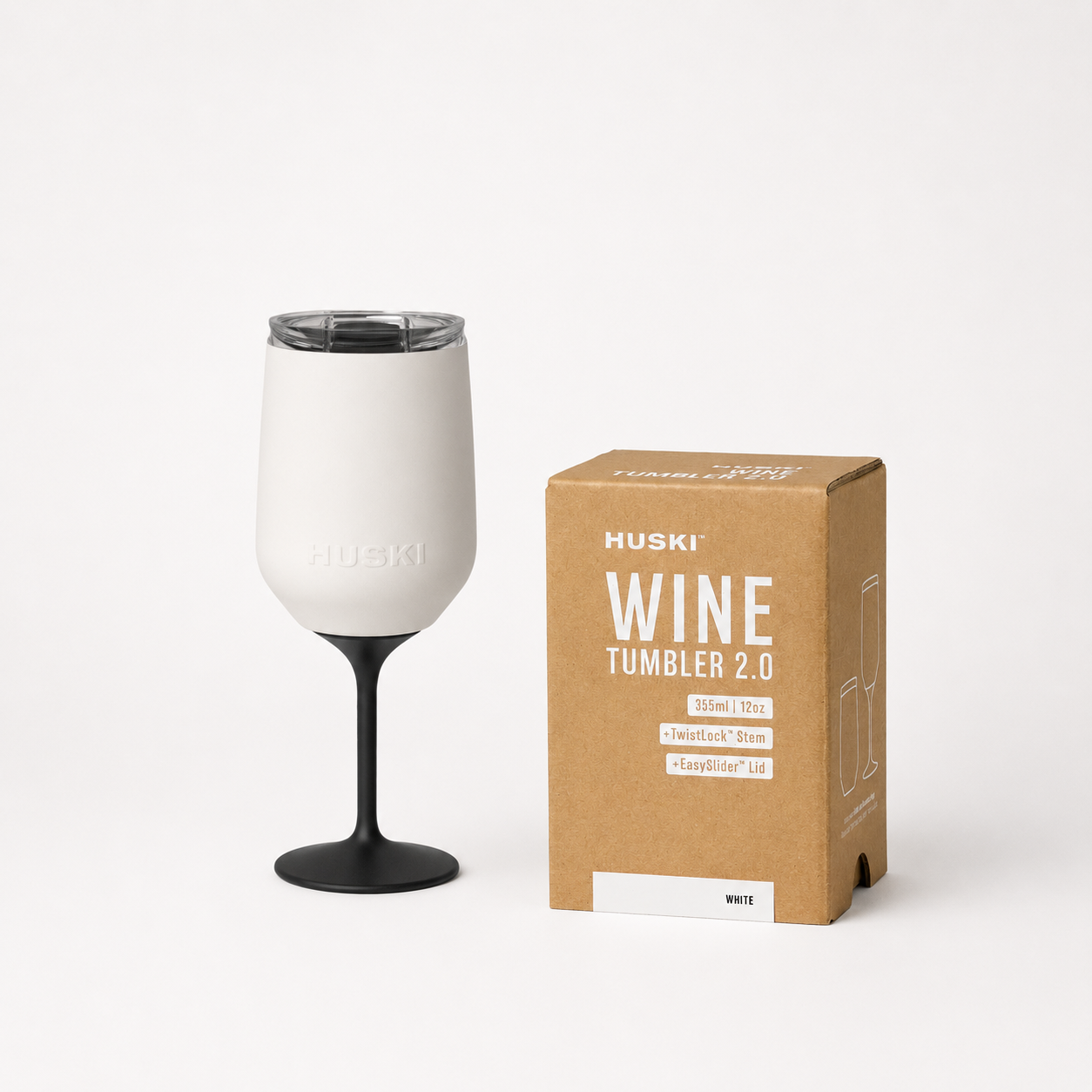 Huski Wine Tumbler 2.0 - White