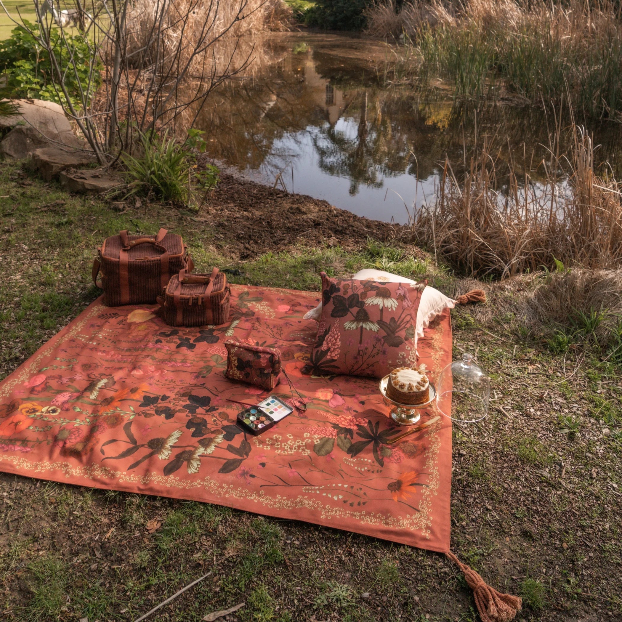 Flourish Picnic Rug - Sienna