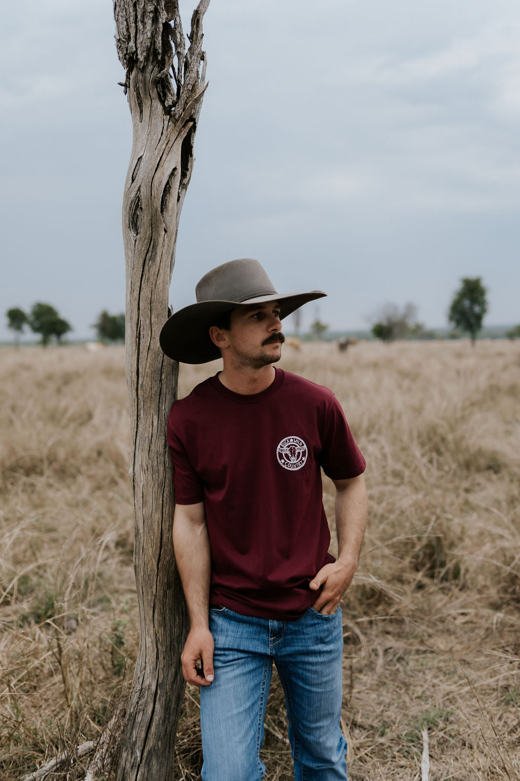 MAROON BUCKLE UP T-SHIRT