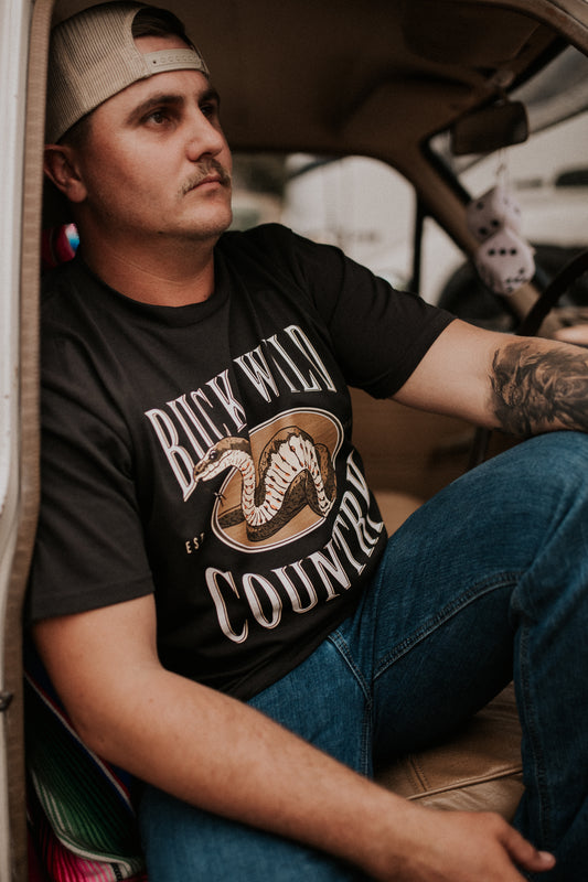 BROWN SNAKE COUNTRY T-SHIRT